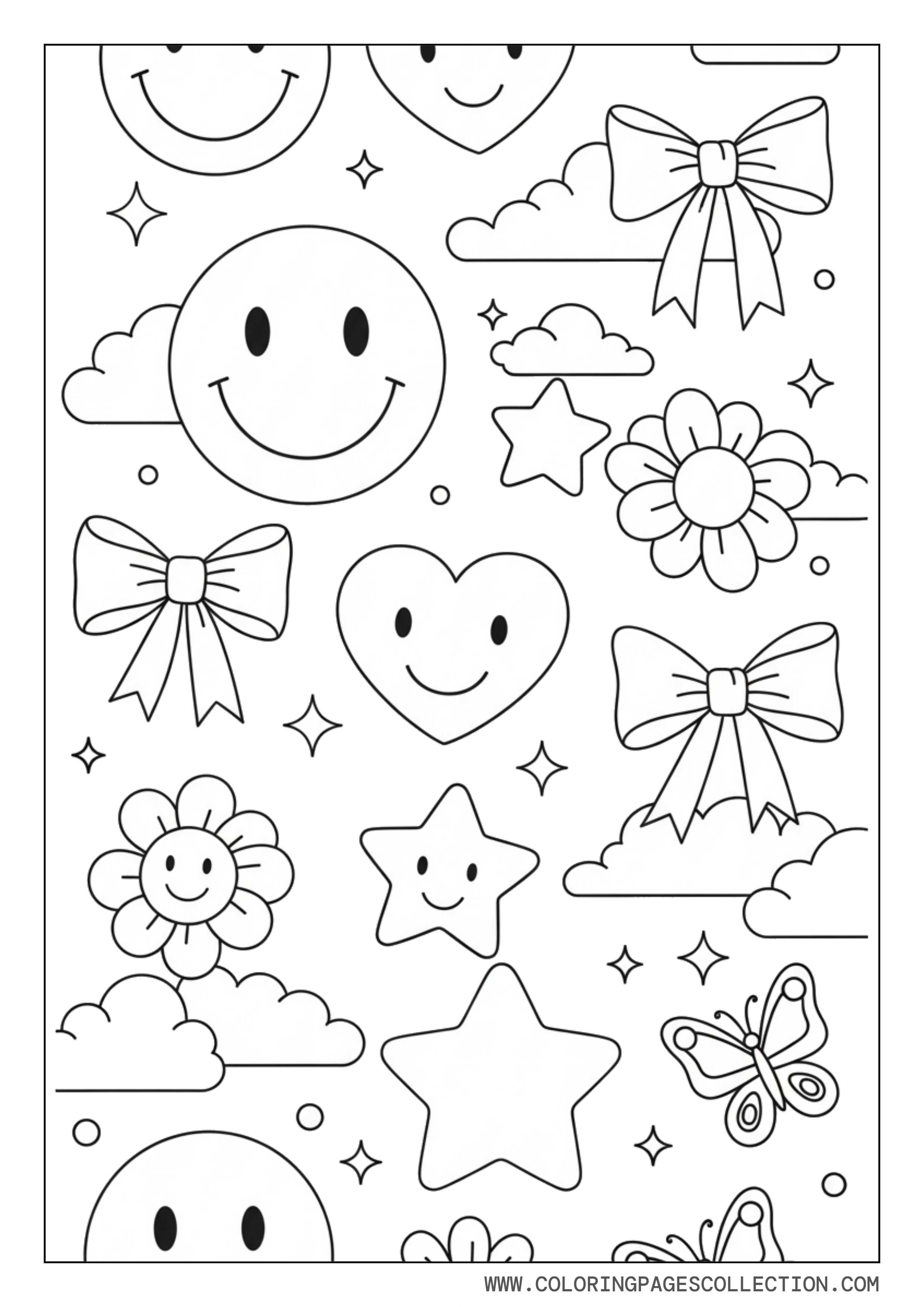 Cute Preppy Smiley Friends