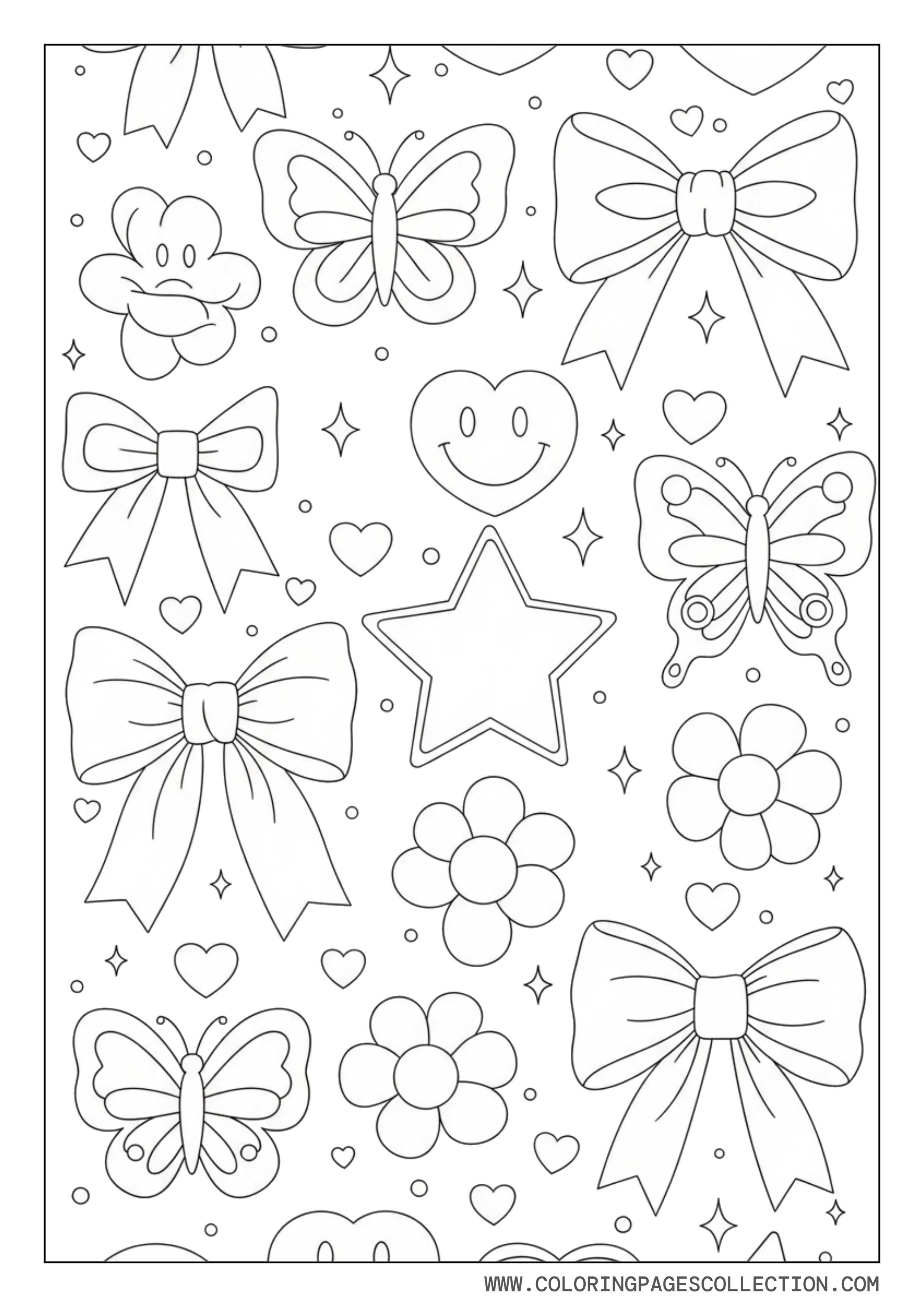 Girly Preppy Bow Aesthetic