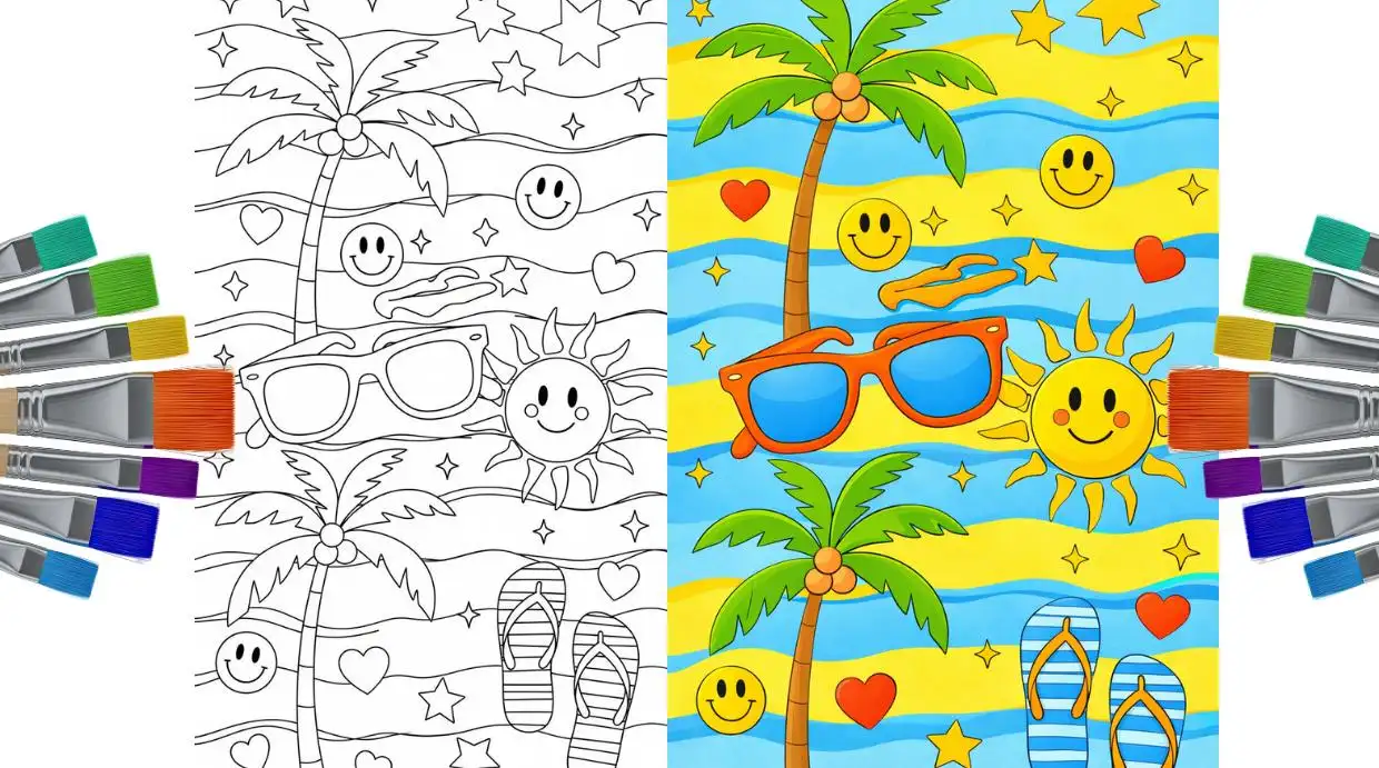 preppy coloring pages