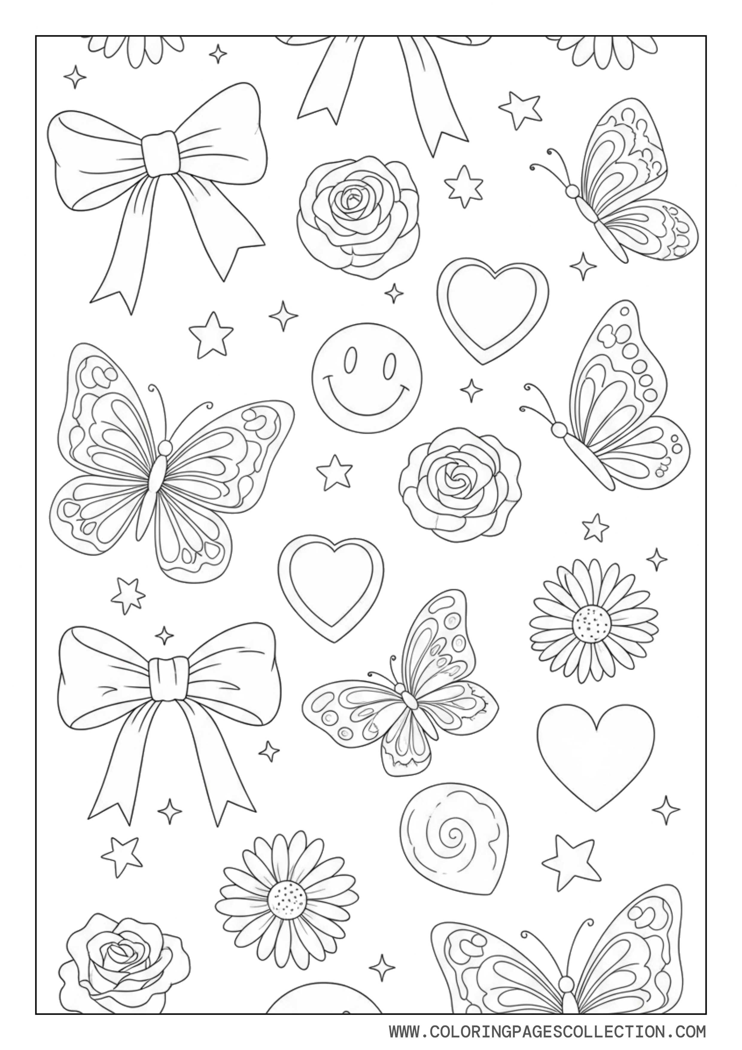 Preppy Bows and Stars