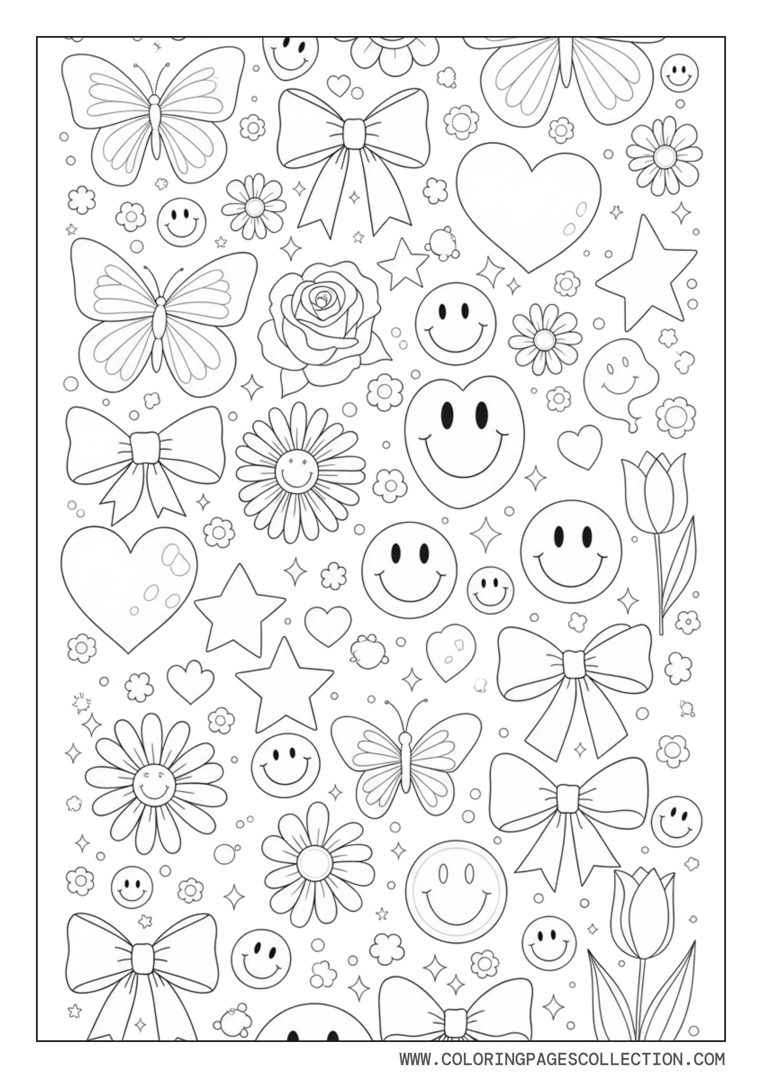 Preppy Cute Butterfly Page