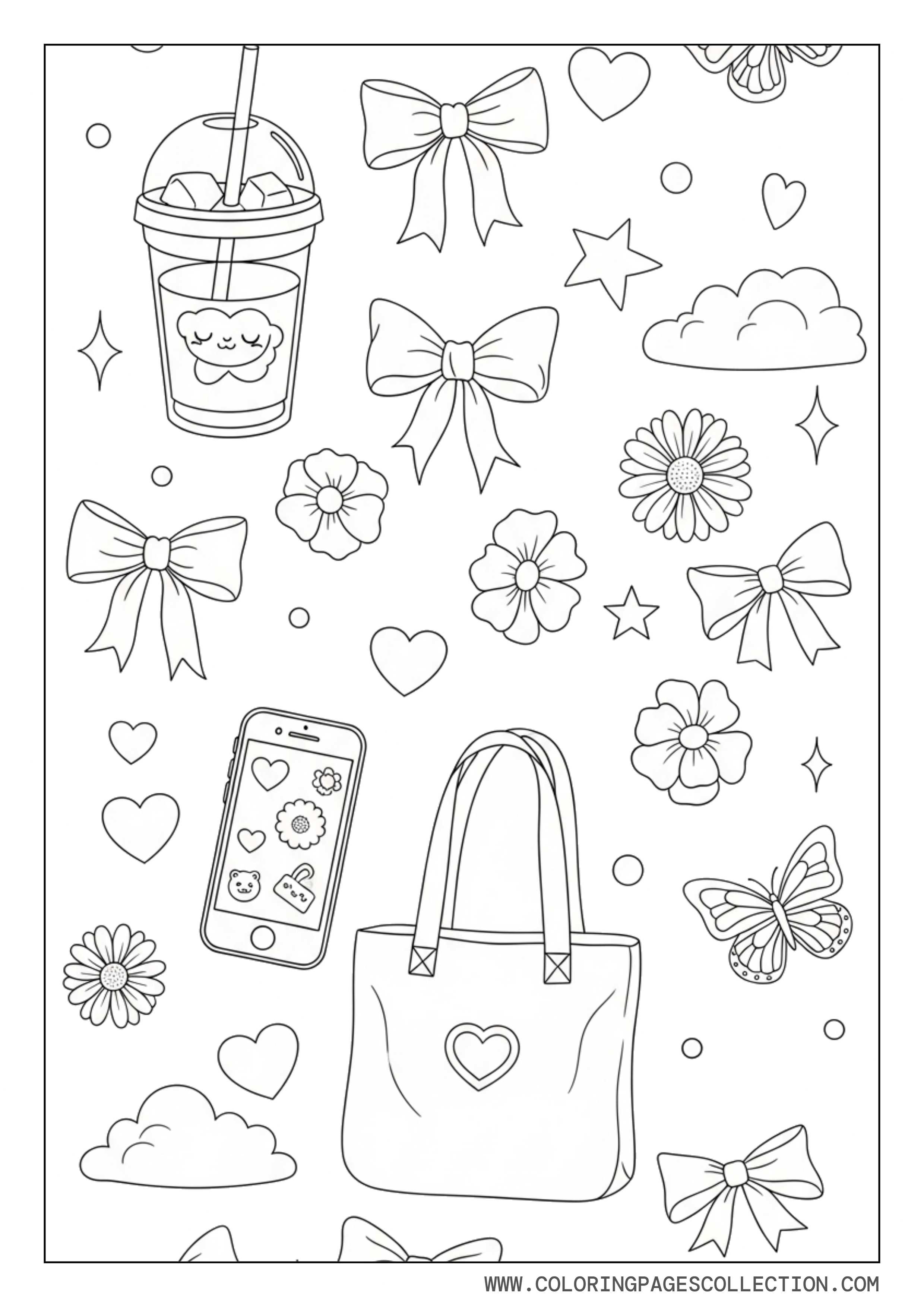 Preppy Cute Lifestyle Doodles