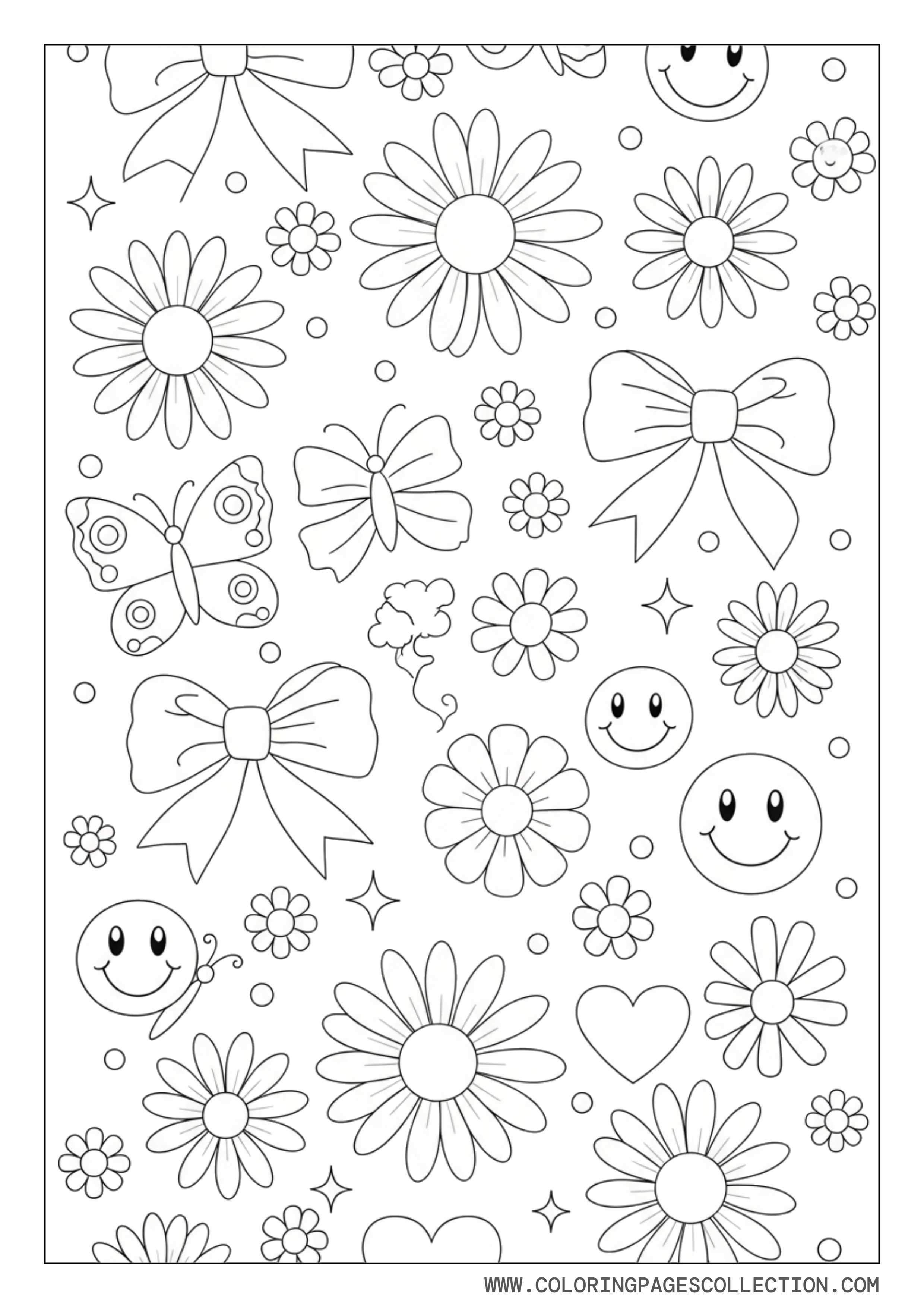 Preppy Flower Aesthetic Page