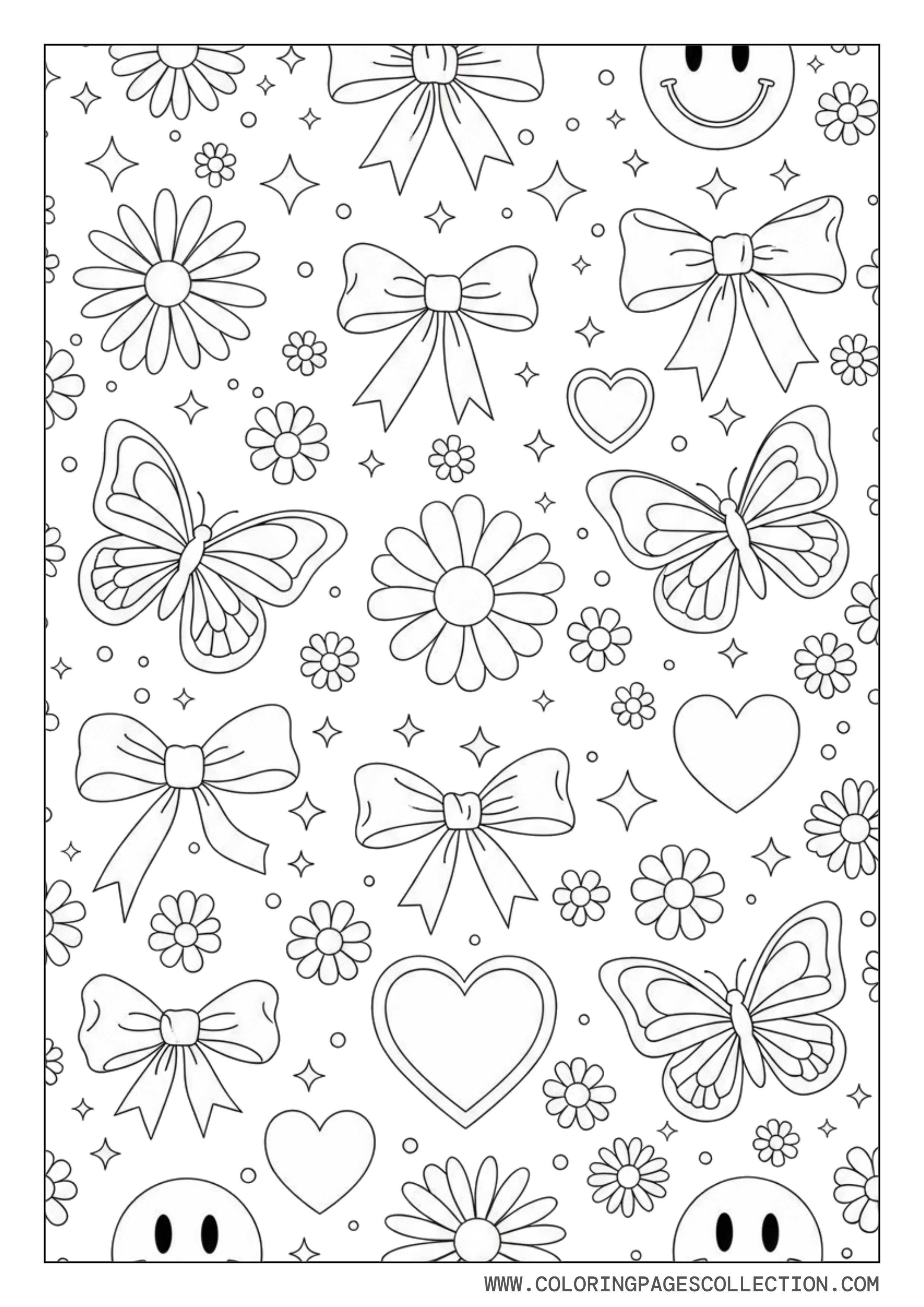 Preppy Flower Pattern