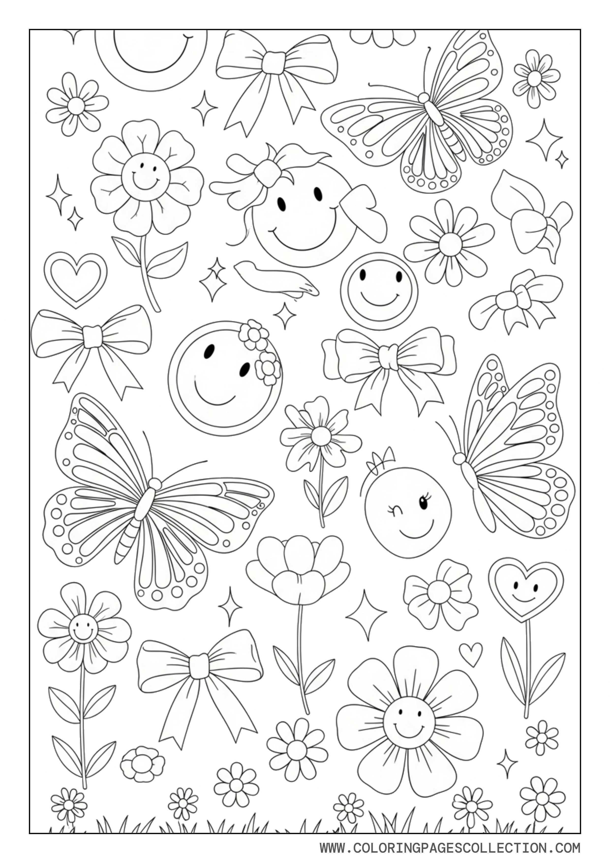 Preppy Happy Smiley Garden