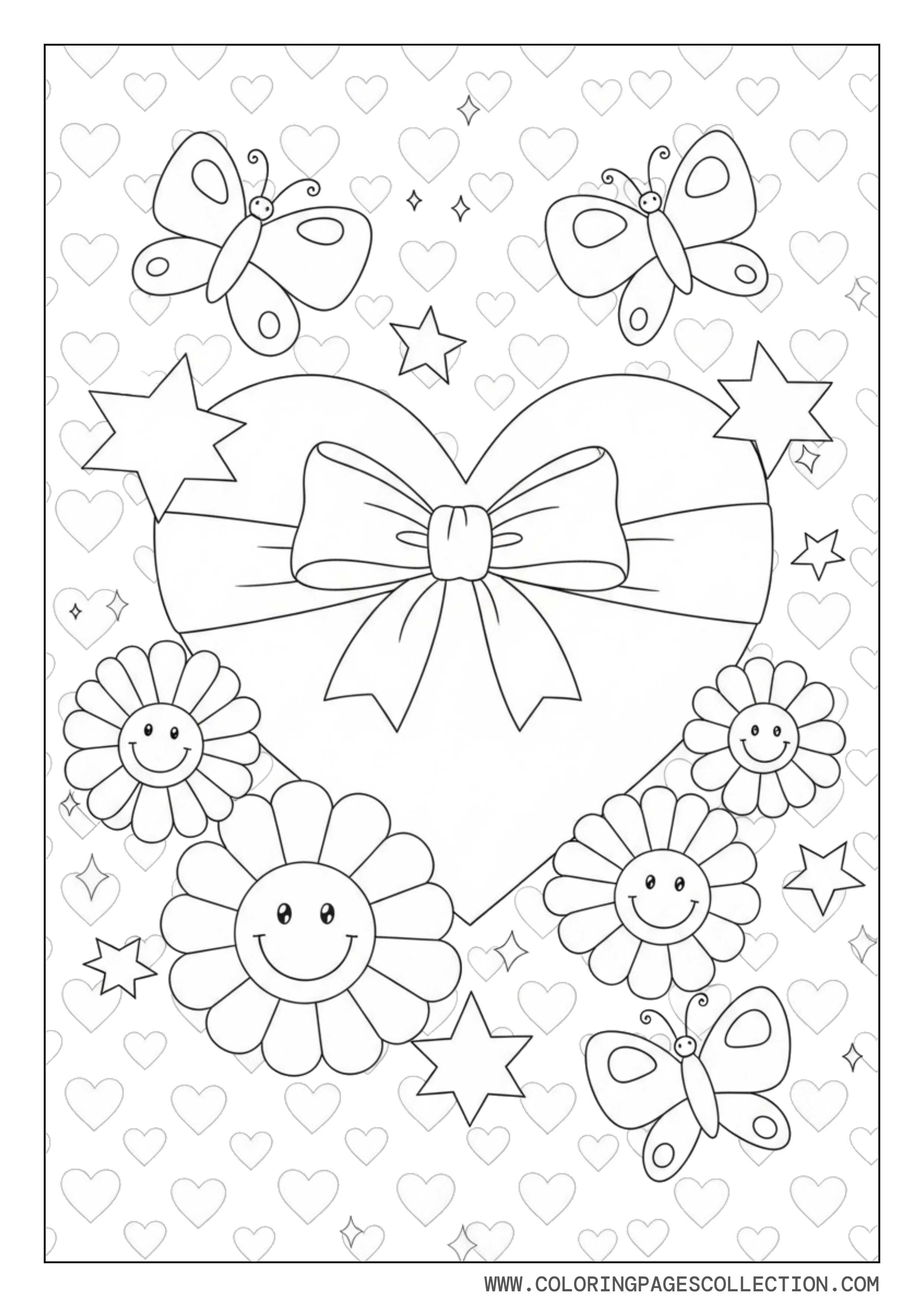 Preppy Heart Pattern