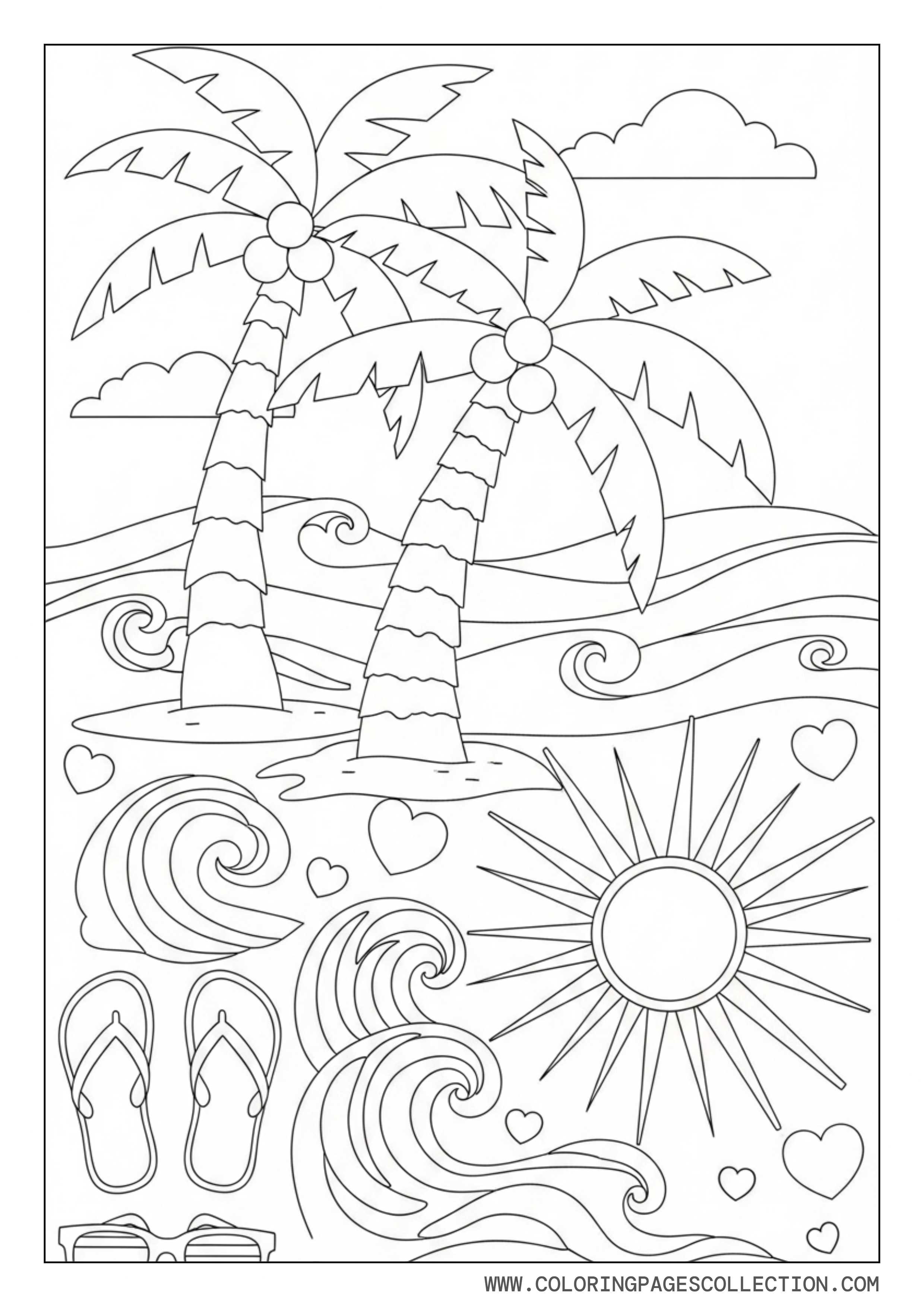 Preppy Palm Tree Vibes