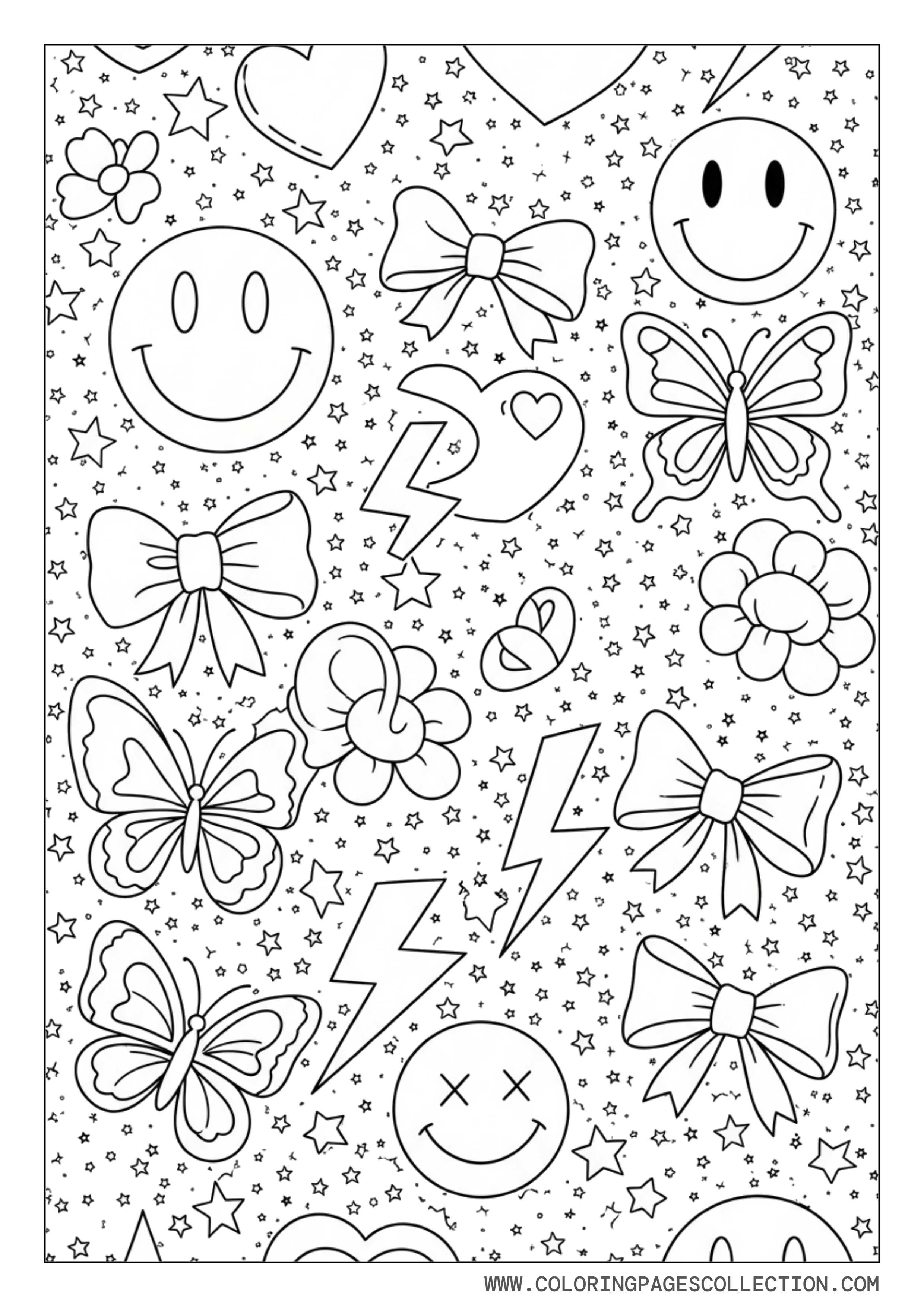 Preppy Smiley Wallpaper