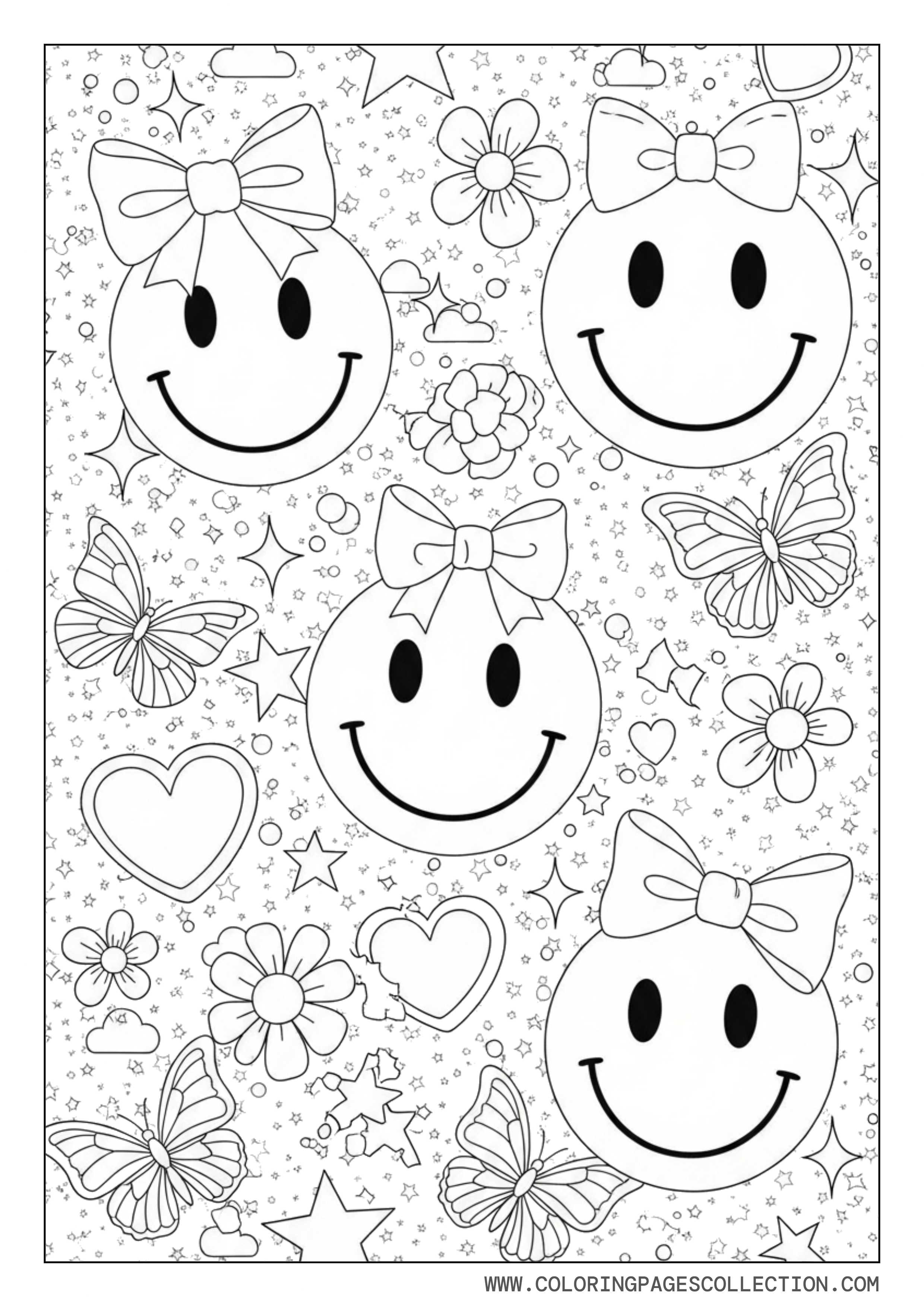 Smiley Preppy Aesthetic Wallpaper