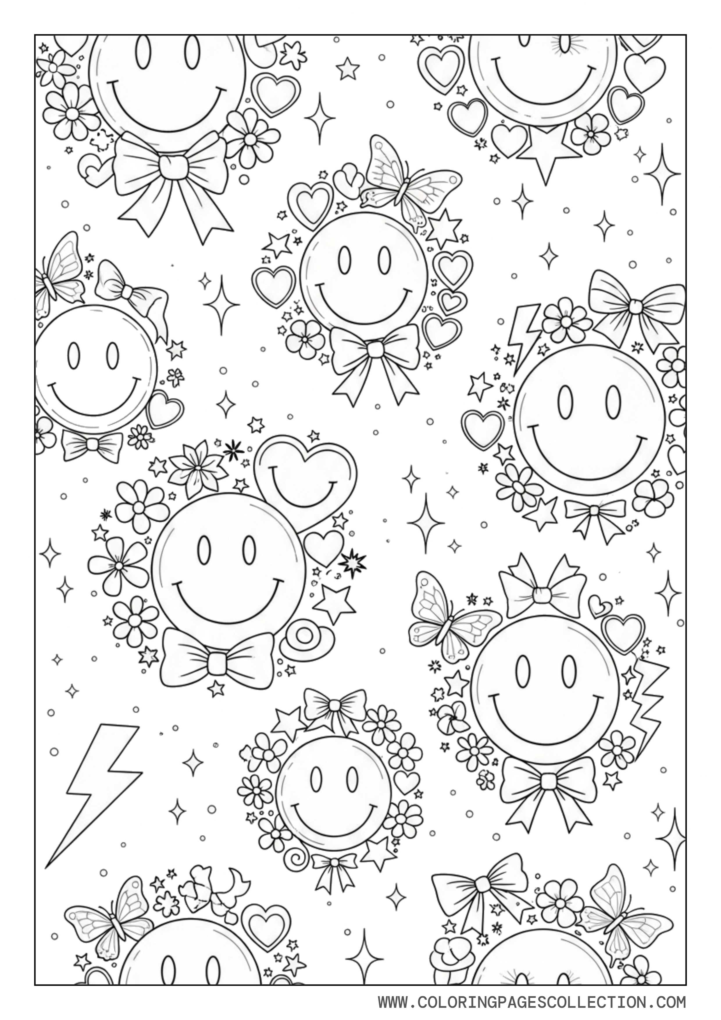 Smiley Preppy Cute Pattern