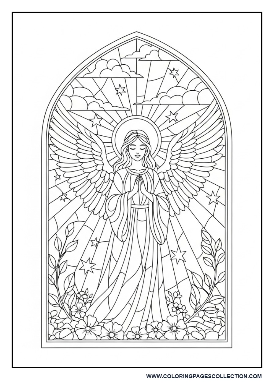 Angel Stained Glass