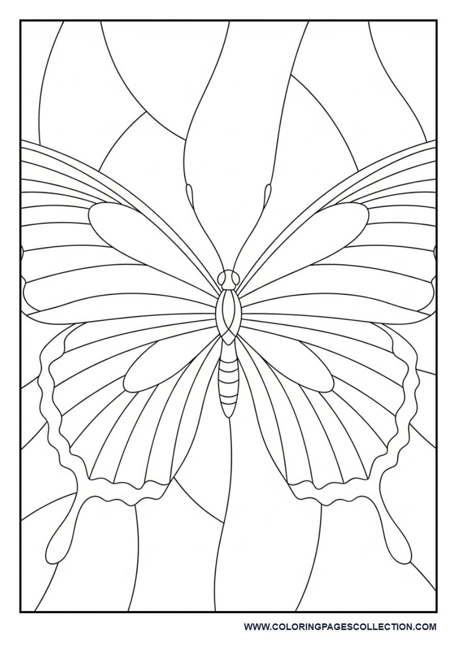 Butterfly Stained Glass