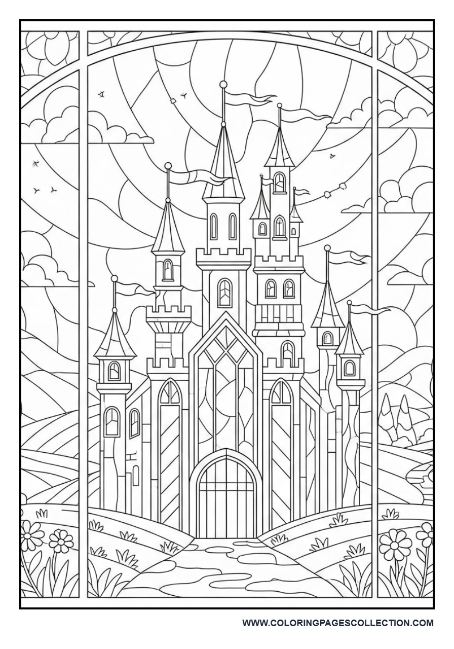 Castle Stained Glass Kingdom