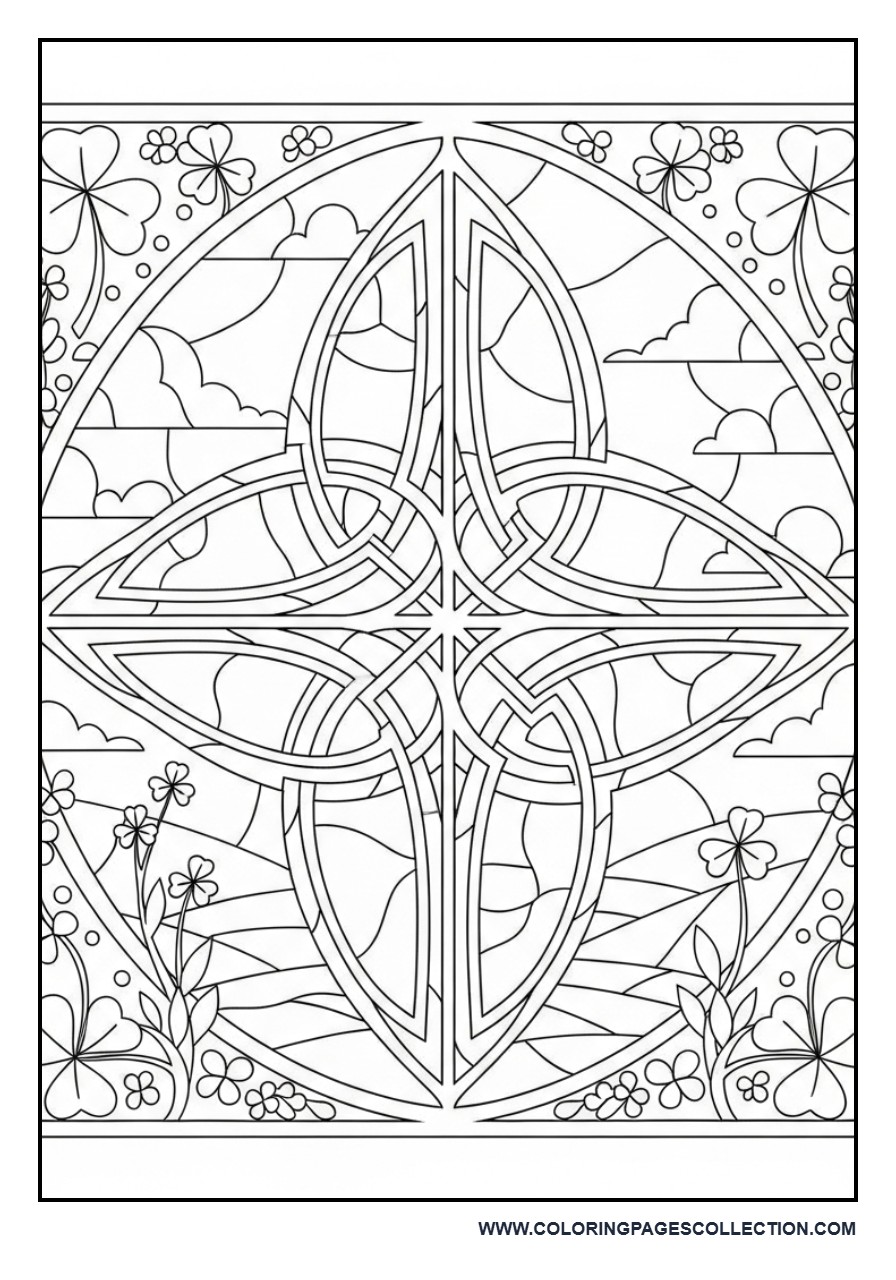 Celtic Knot Stained Glass