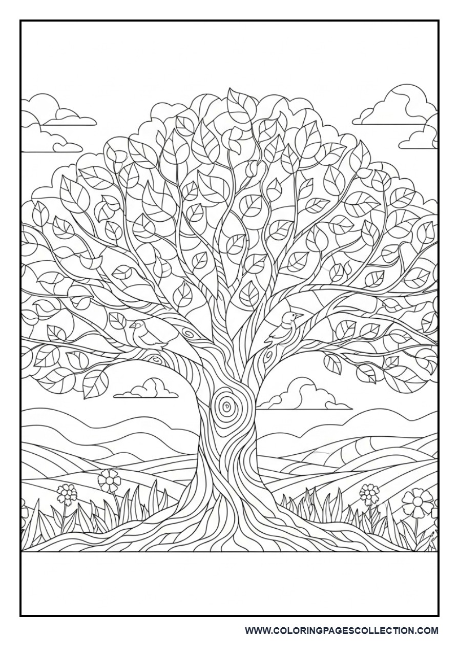 Tree of Life Stained Glass