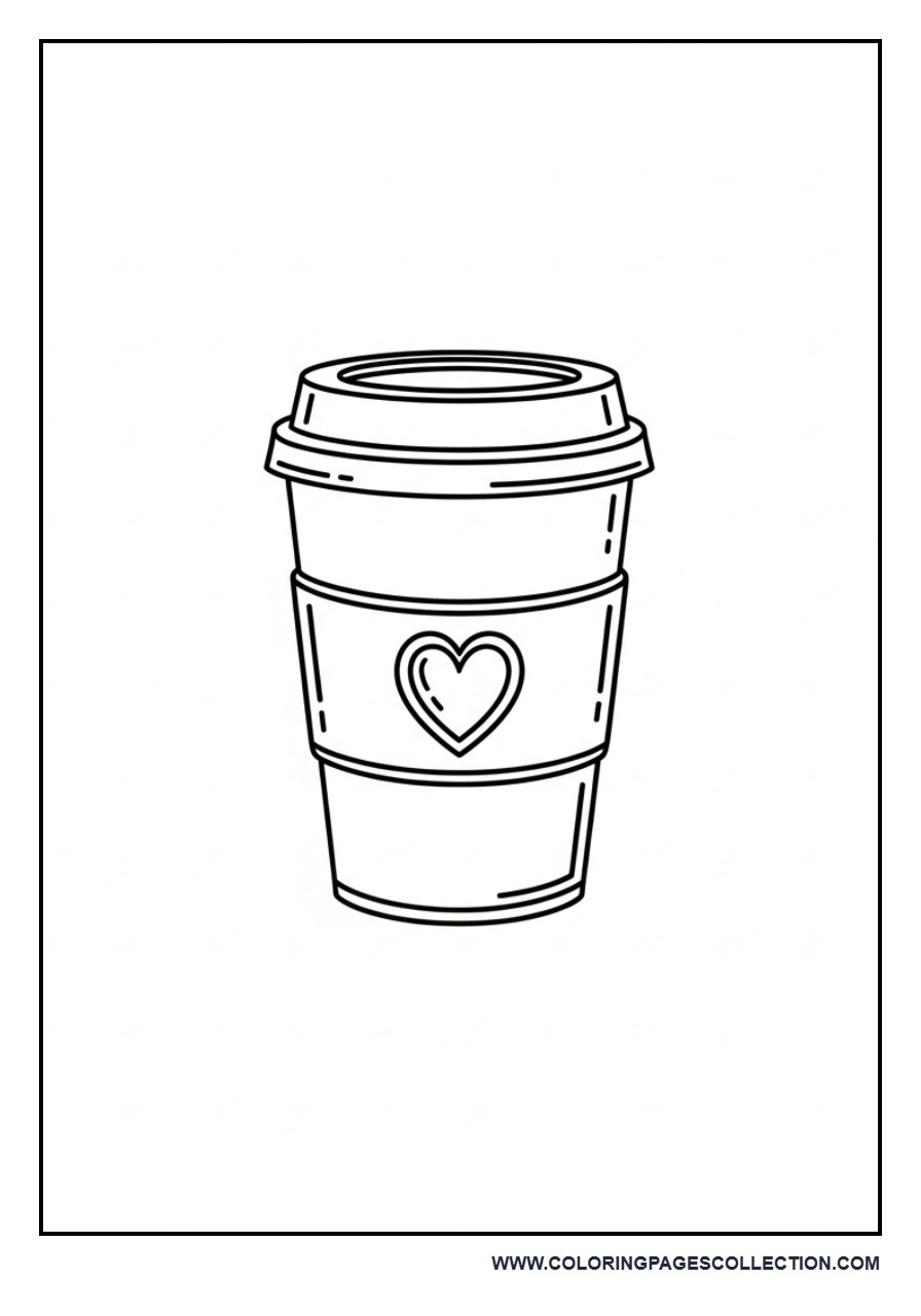 Coffee Cup with Heart
