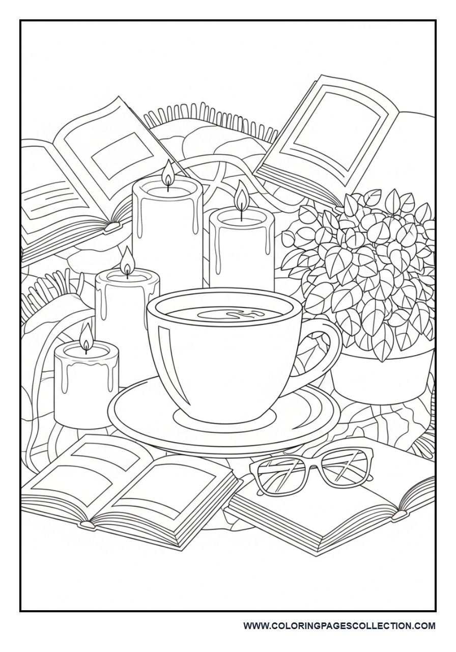 Coffee Cup with Self-Care Theme