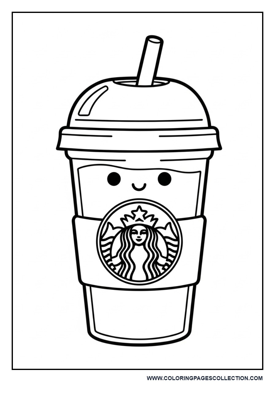 Cute Kawaii Coffee Cup