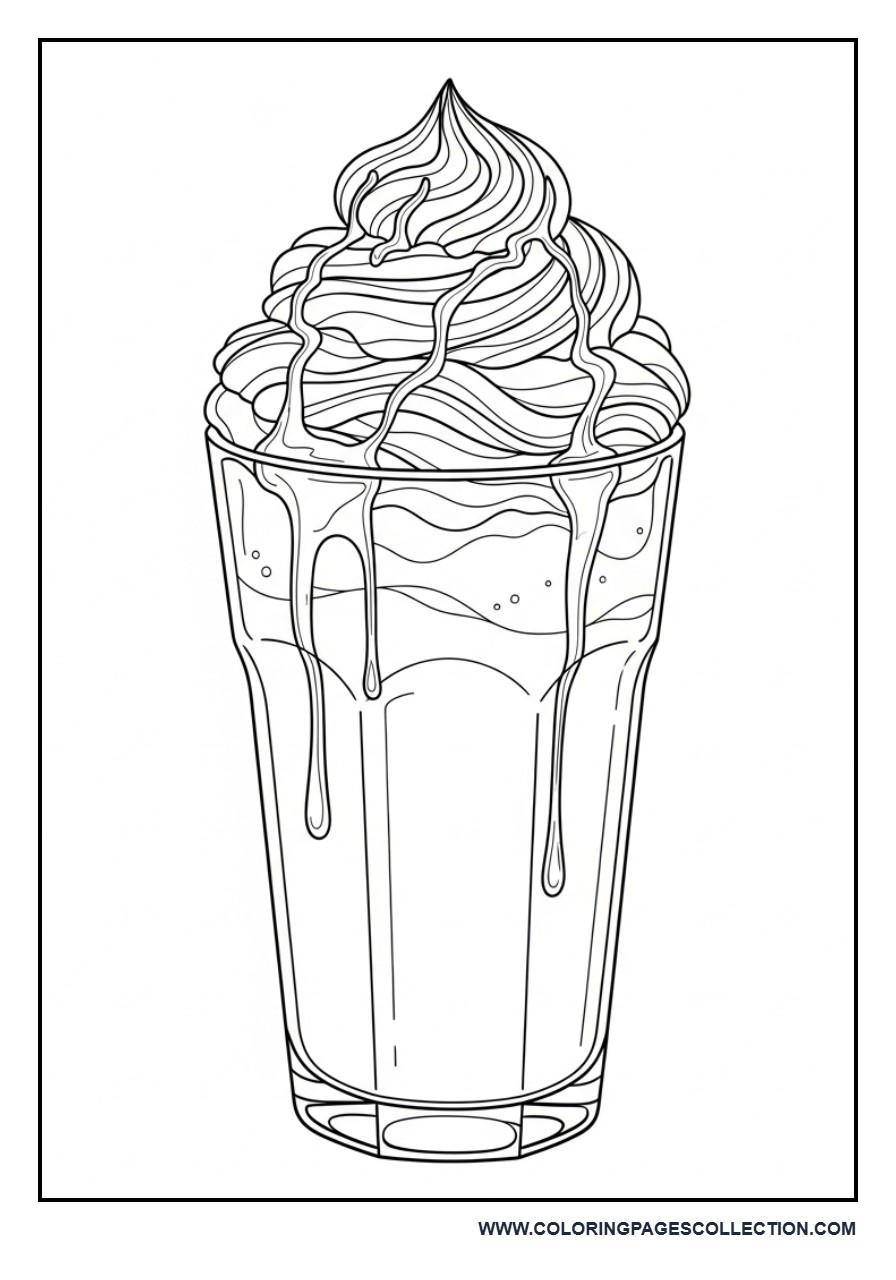 Frappuccino with Dripping Details