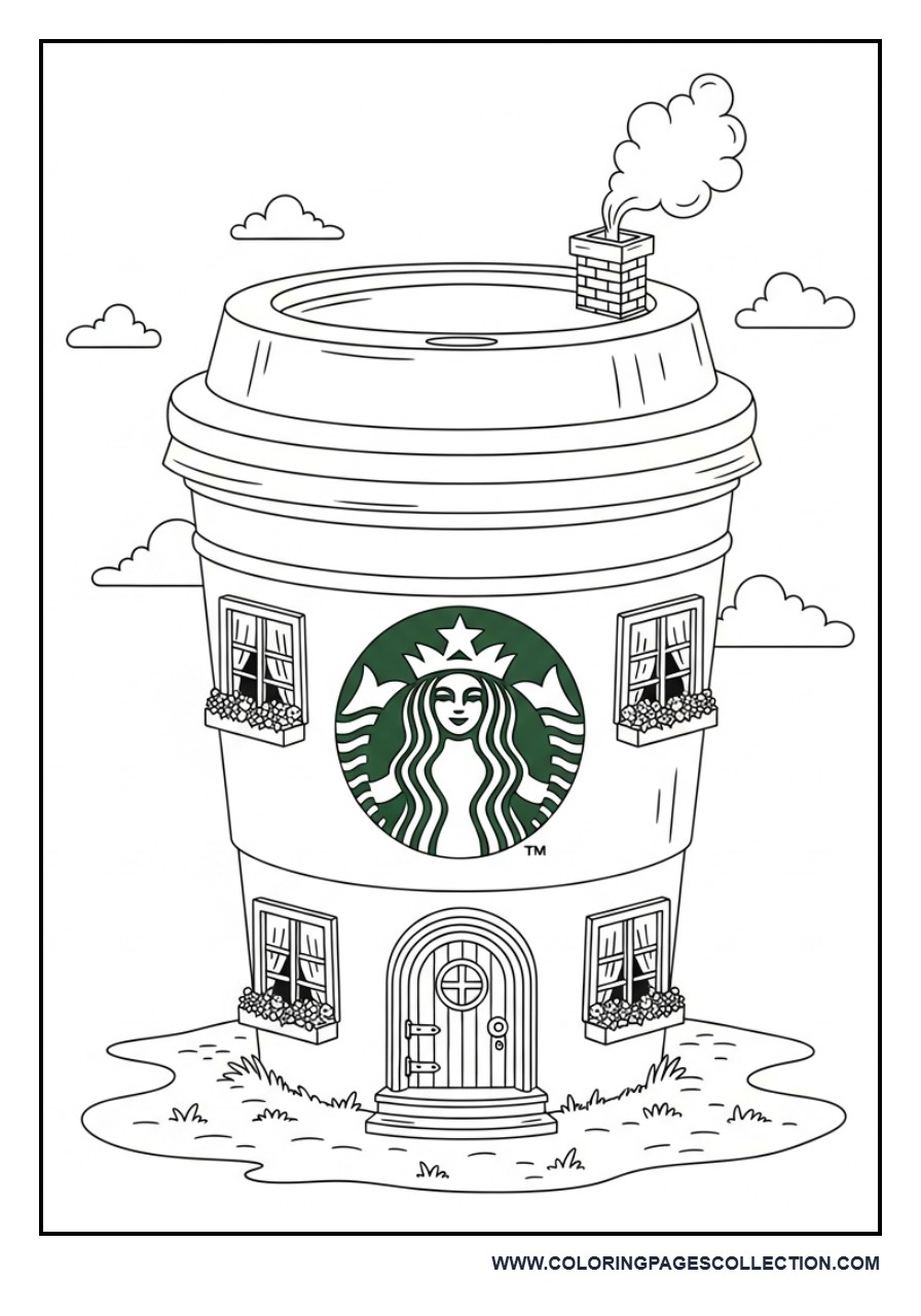 Giant Coffee Cup House