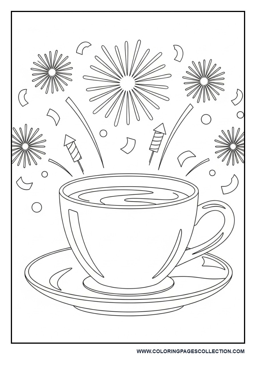 New Year Coffee Celebration