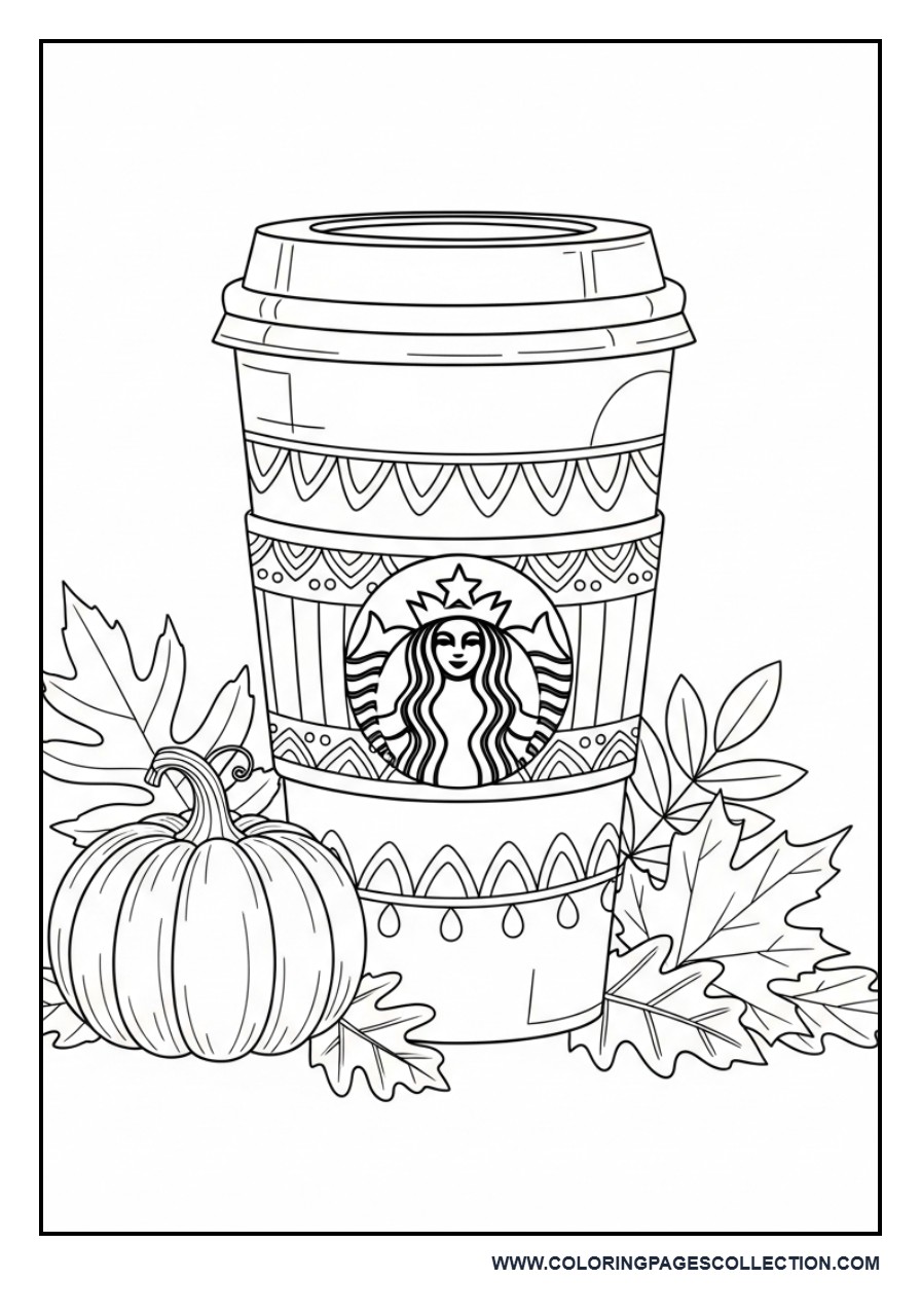 Pumpkin Spice Coffee Cup