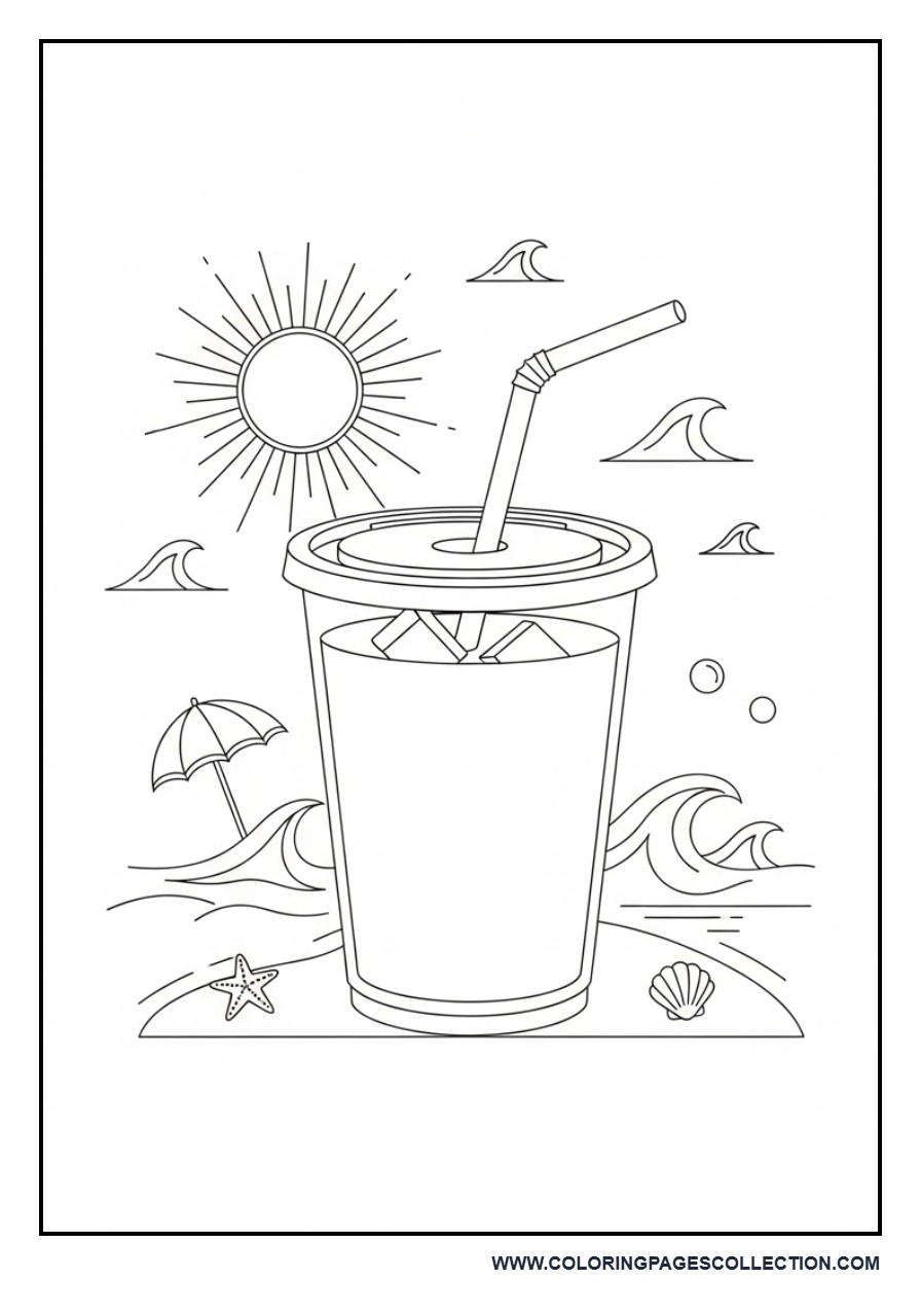 Summer Iced Coffee Scene