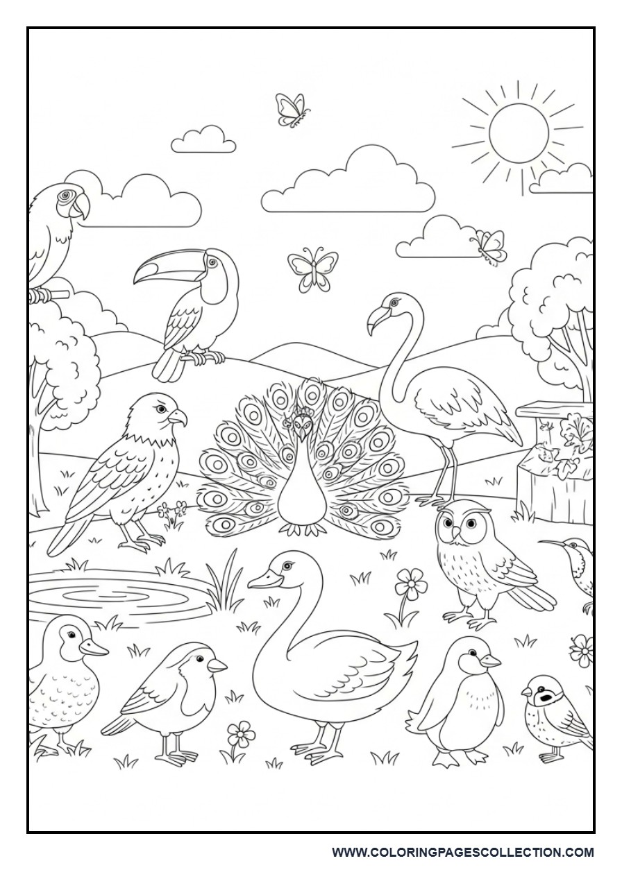 Birds from Around the World Collection