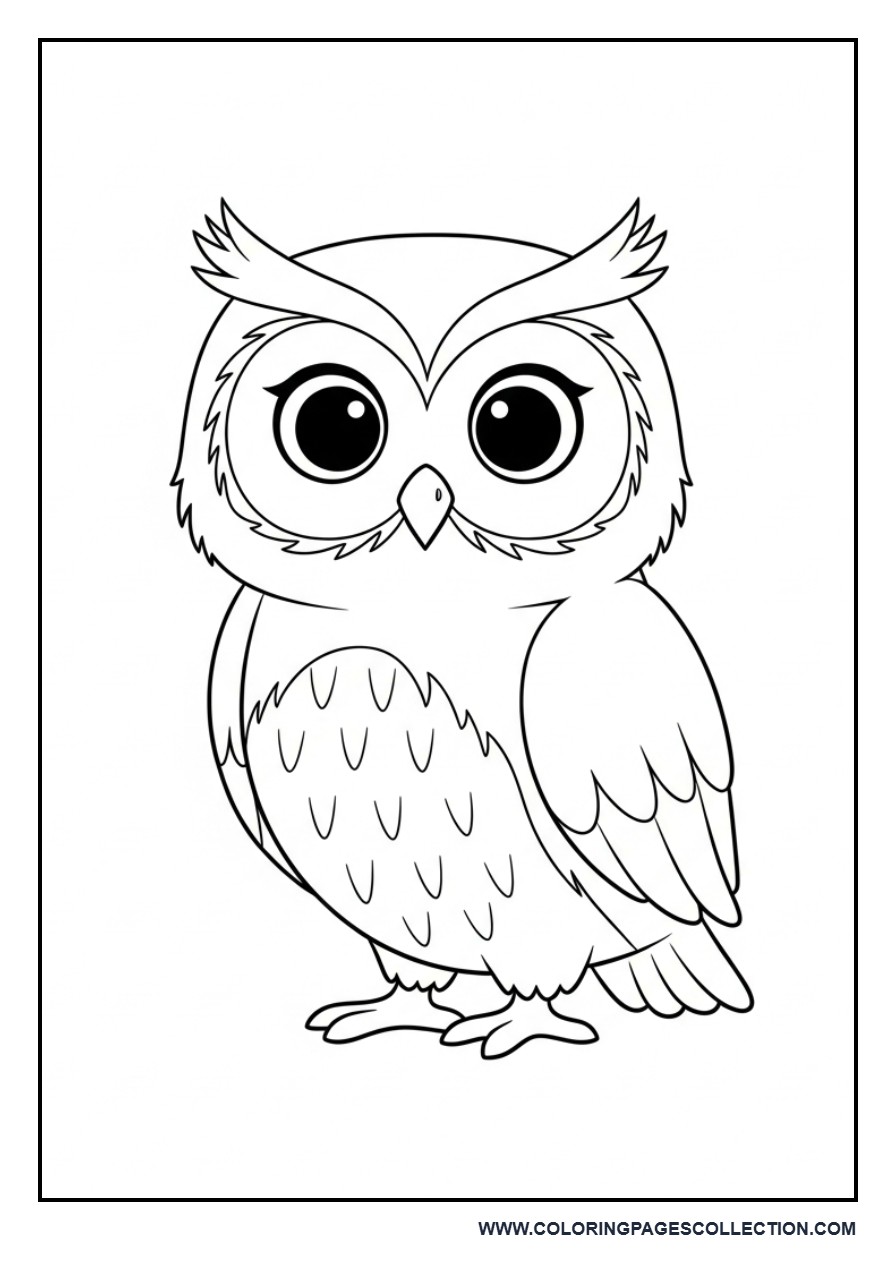 Friendly Owl Standing