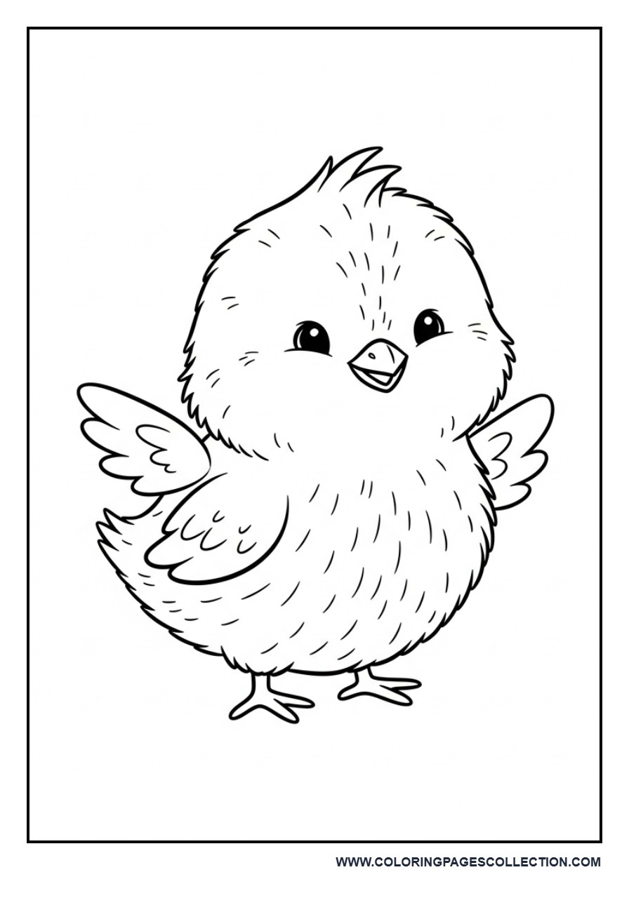 Little Chick Standing