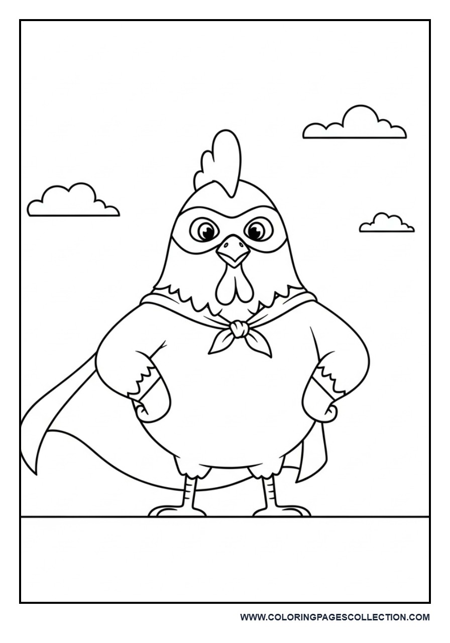 Superhero Chicken