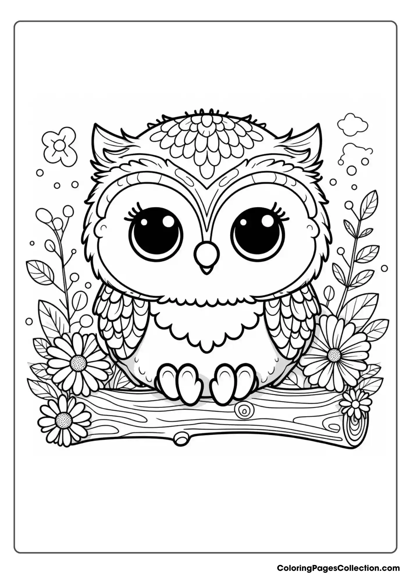 Owl coloring pages