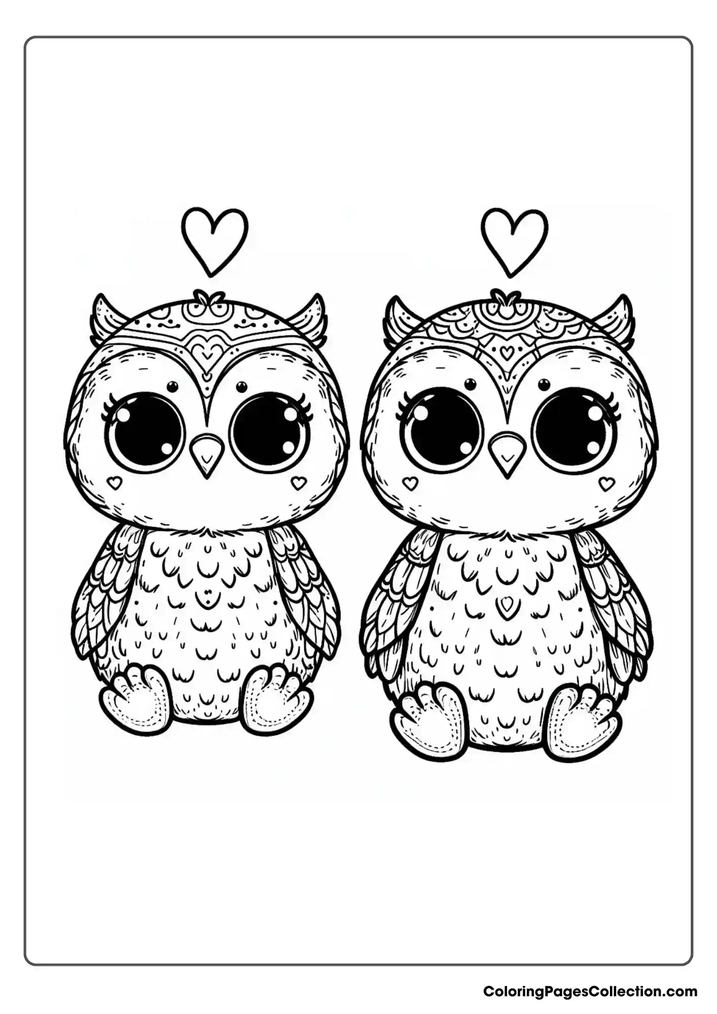 Owl coloring pages