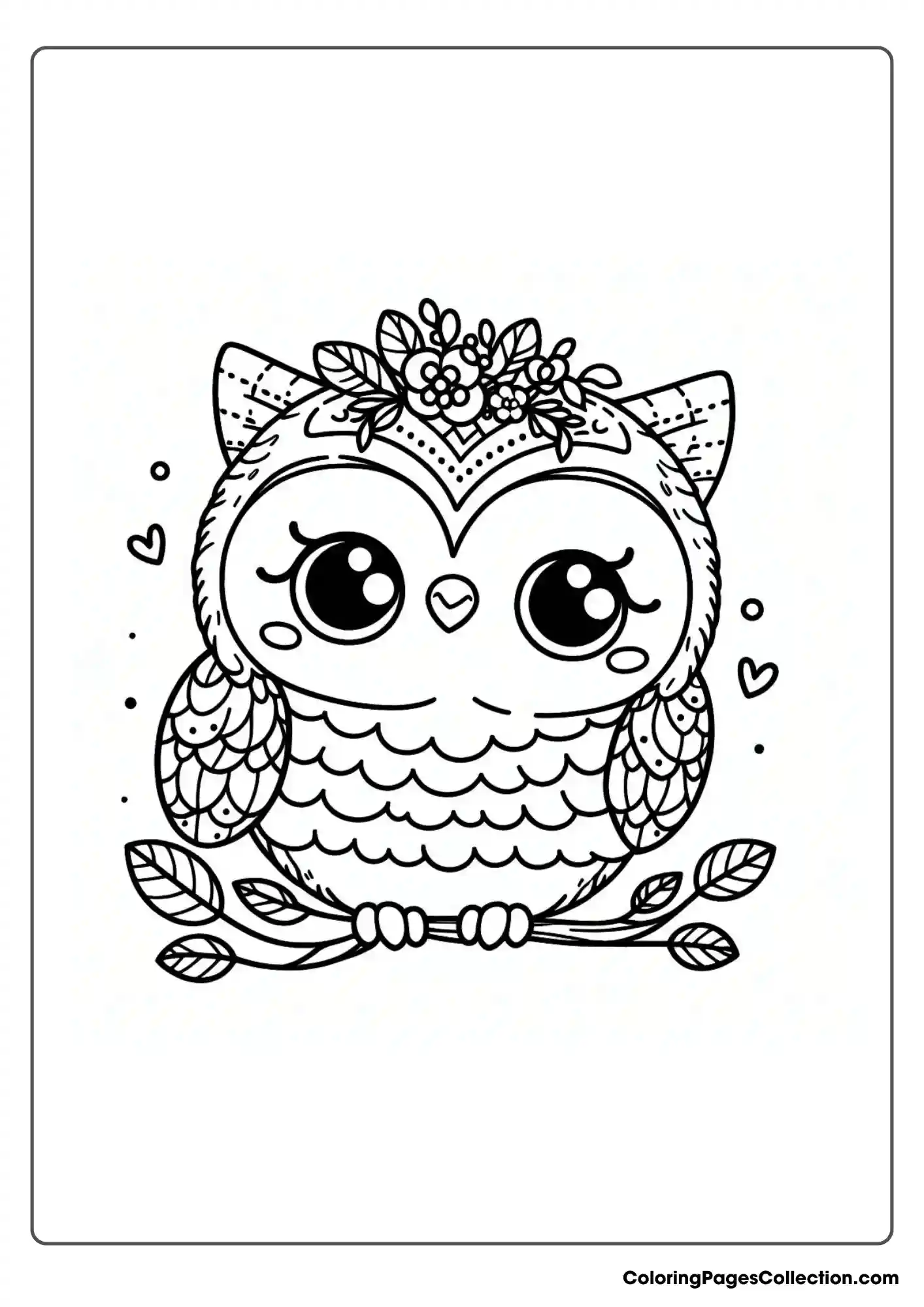 Owl coloring pages