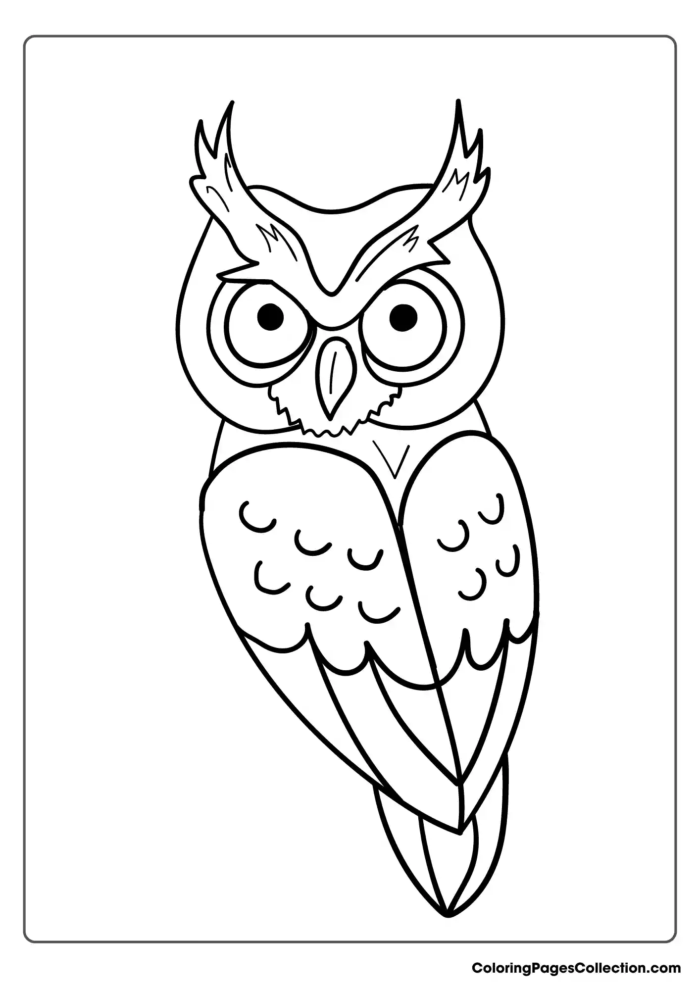 Owl coloring pages