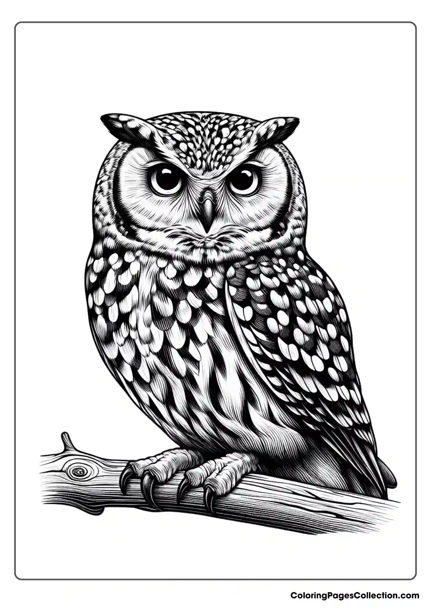 Owl coloring pages