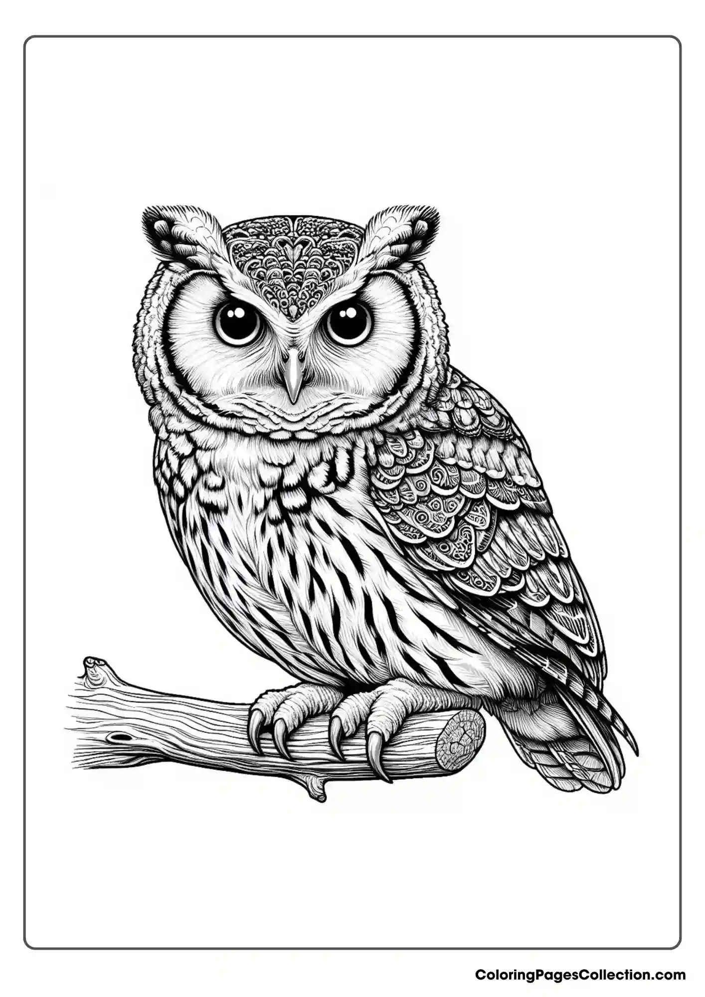 Owl coloring pages