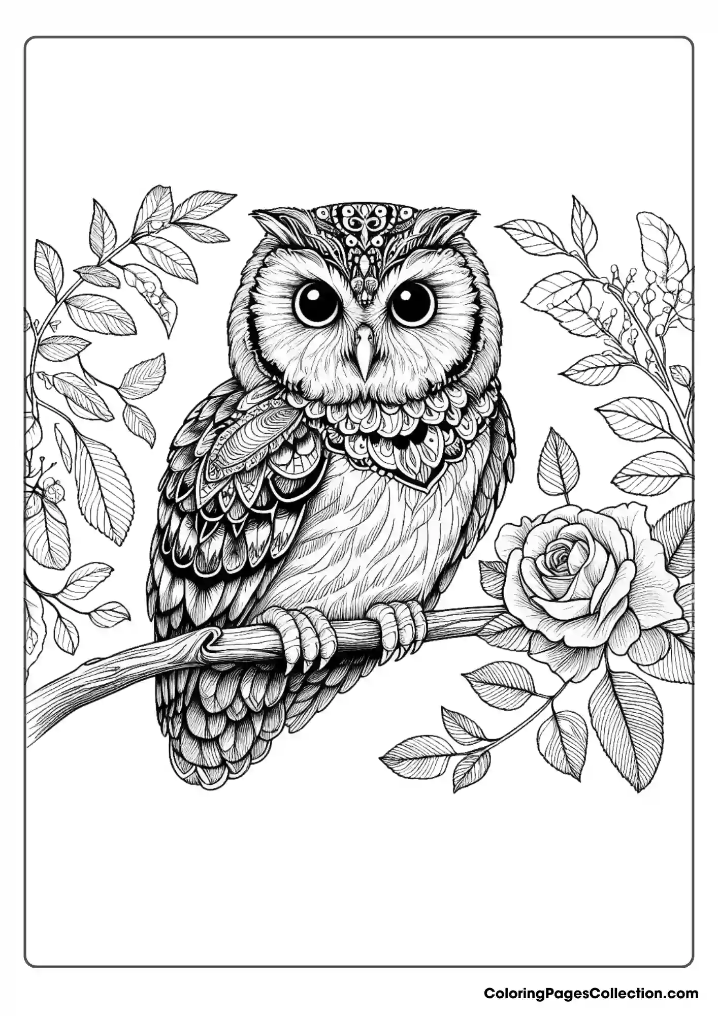 Owl coloring pages