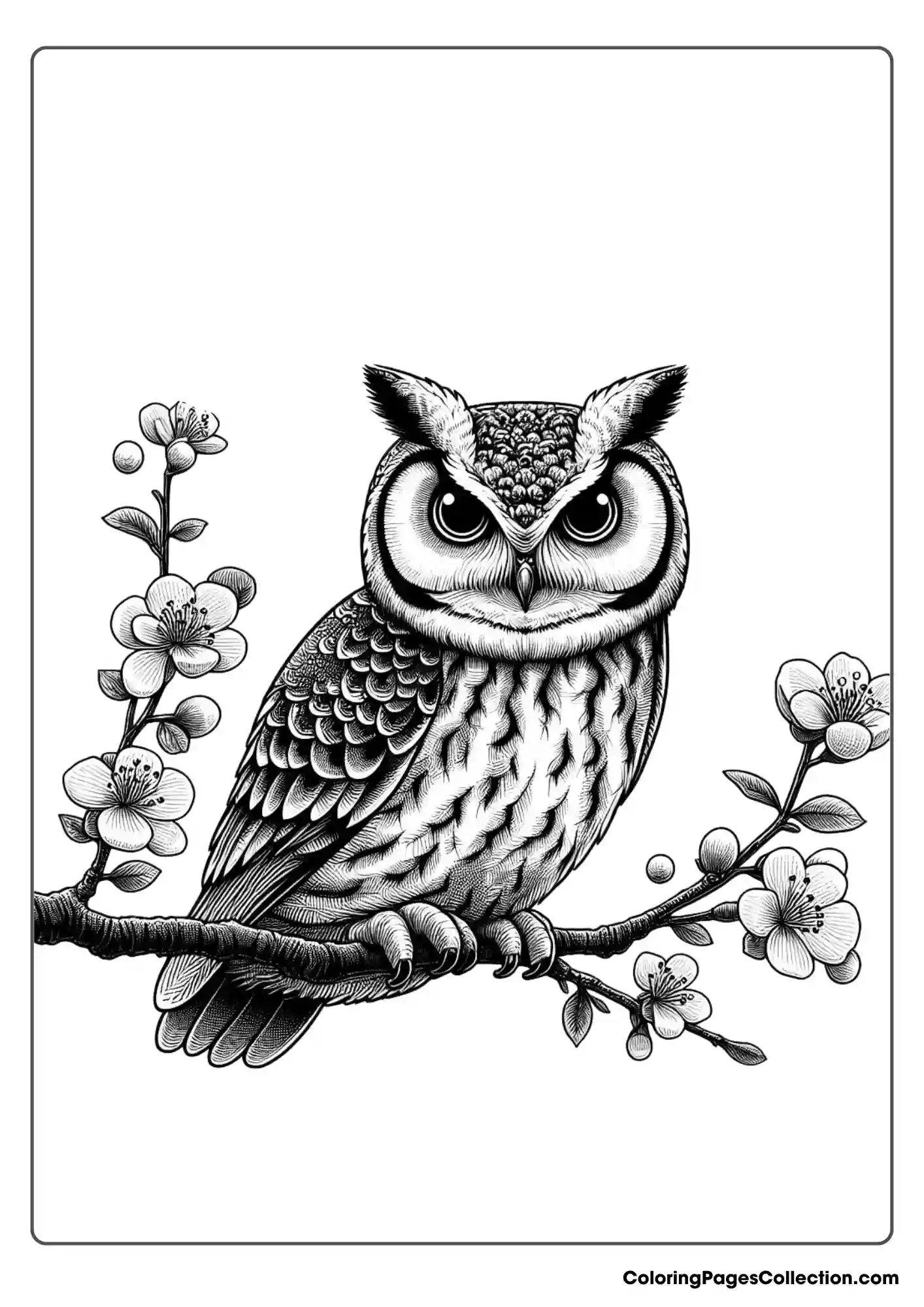 Owl coloring pages
