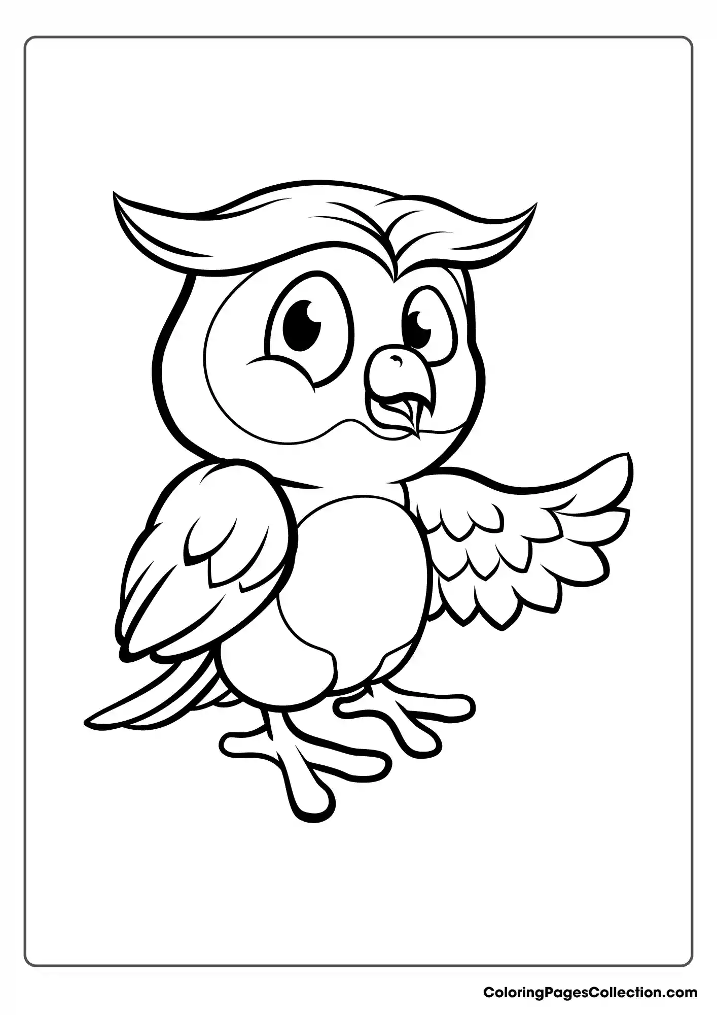 Owl coloring pages