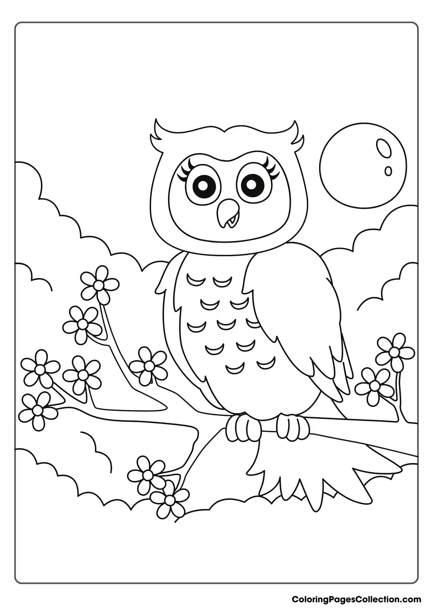 Owl coloring pages