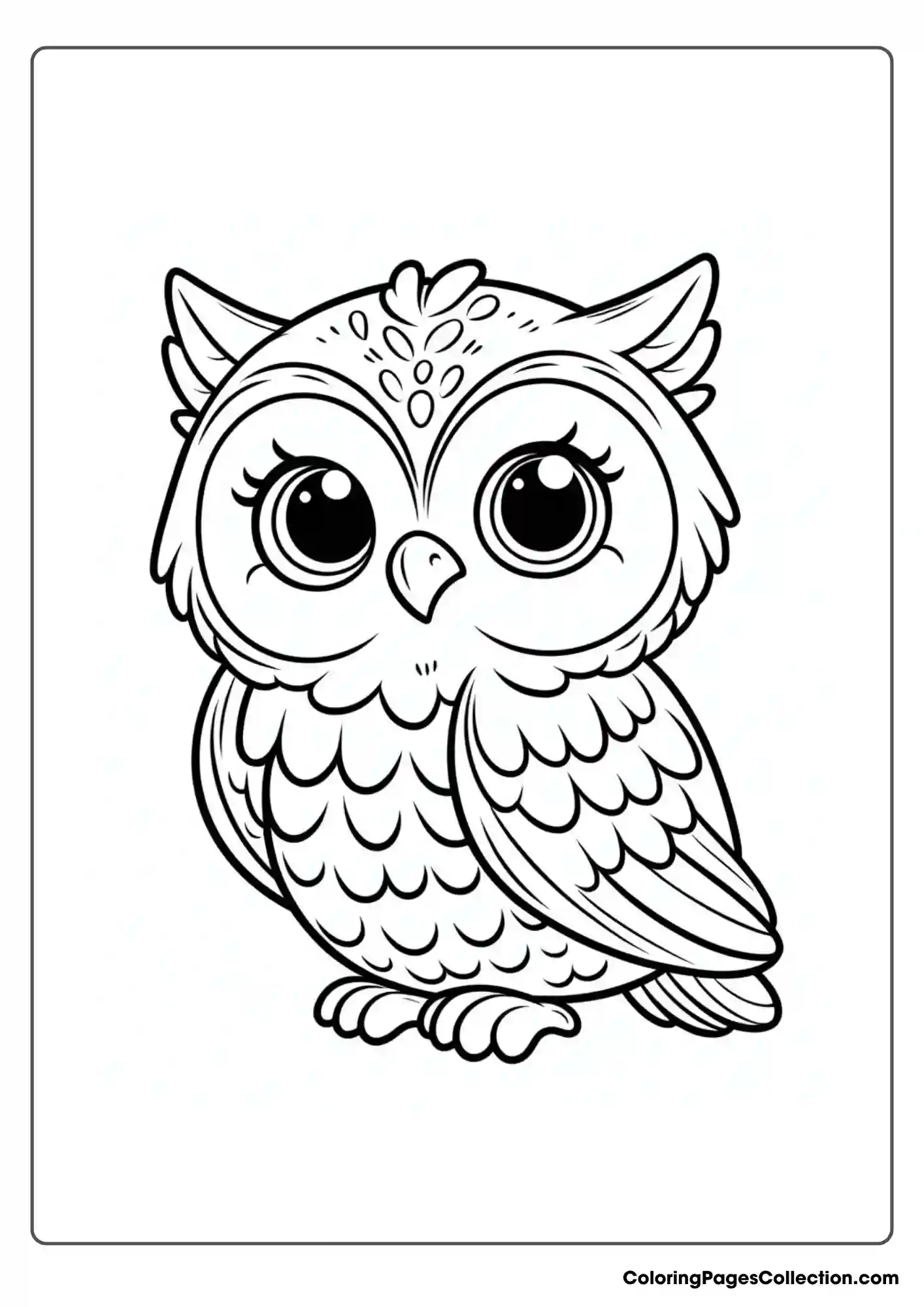 Owl coloring pages