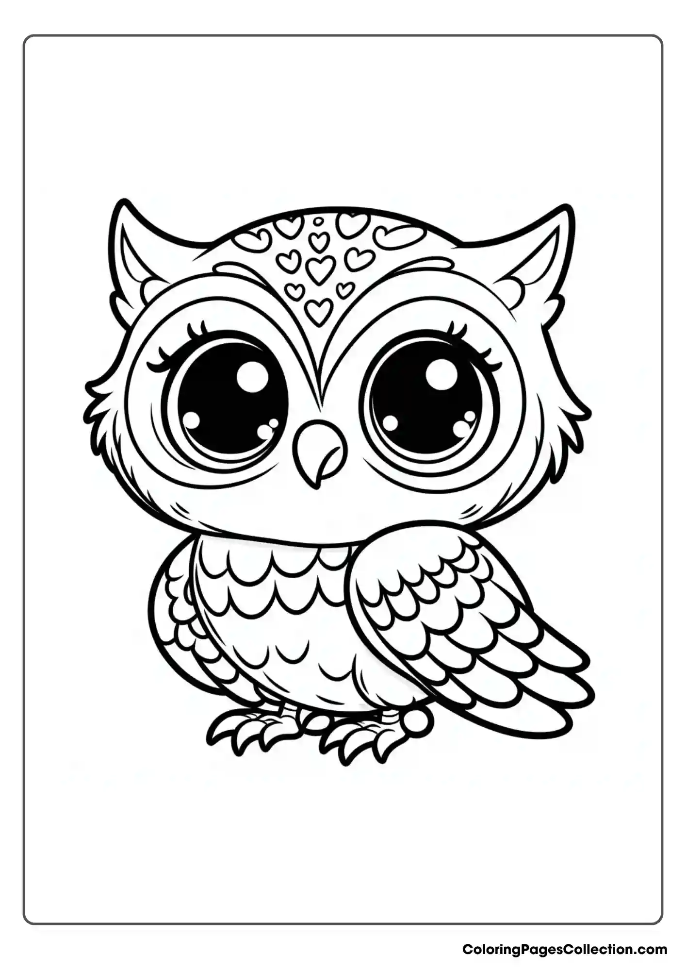 Owl coloring pages