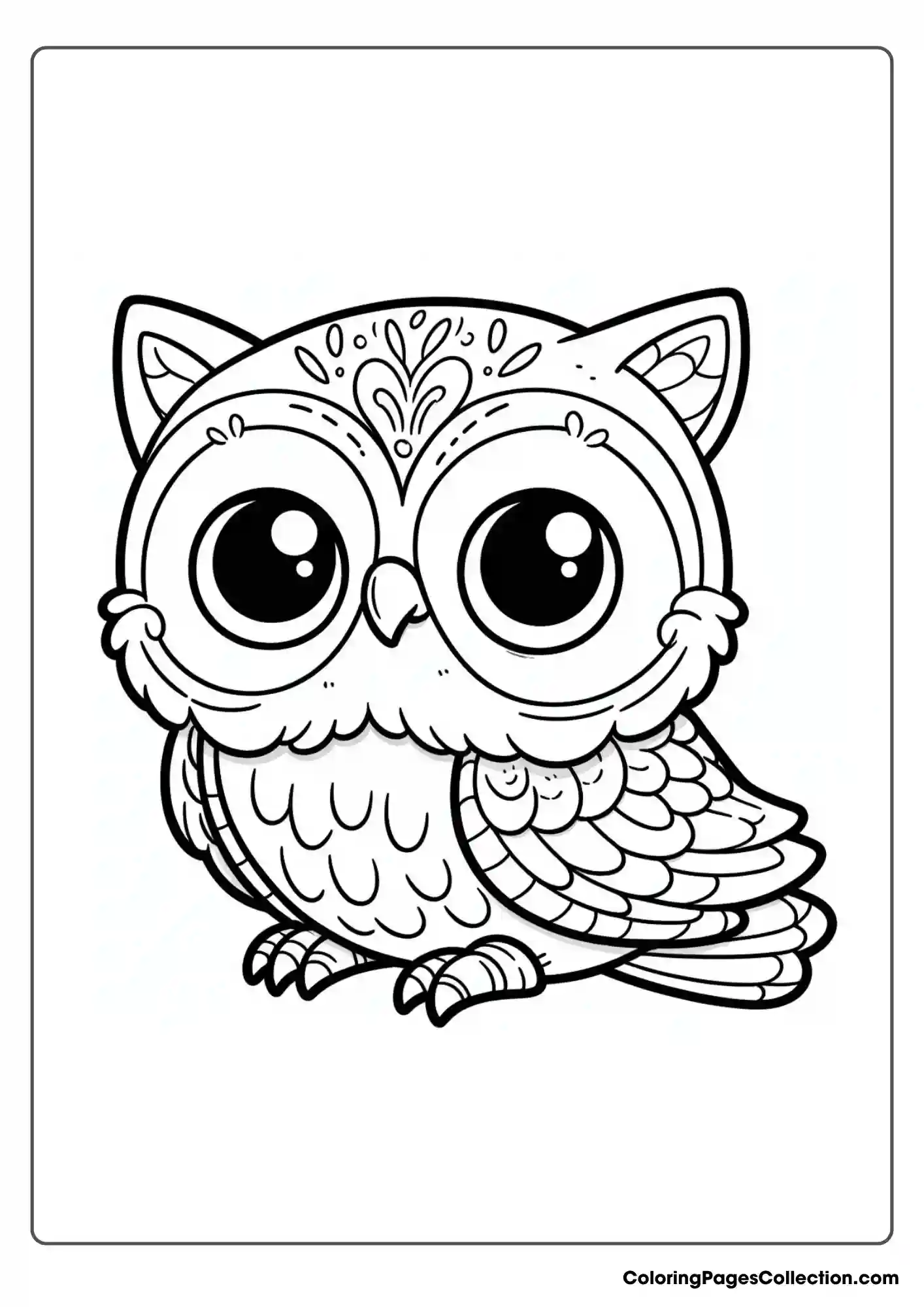 Owl coloring pages