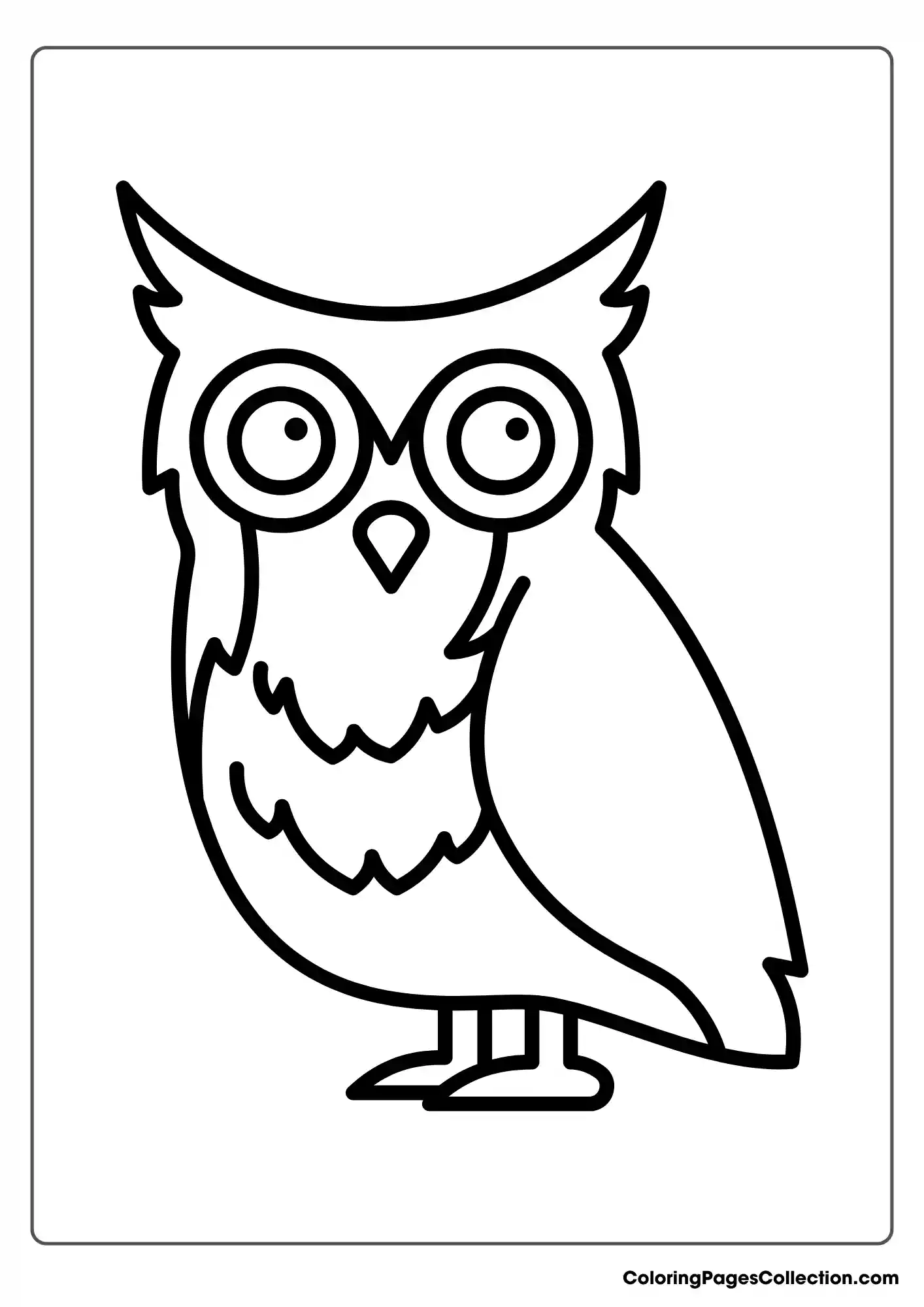 Owl coloring pages