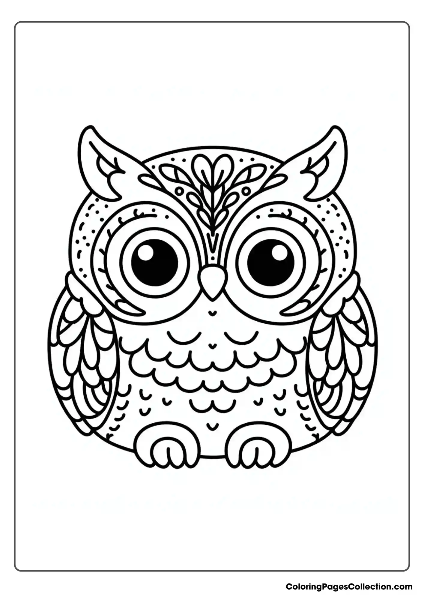 Owl coloring pages