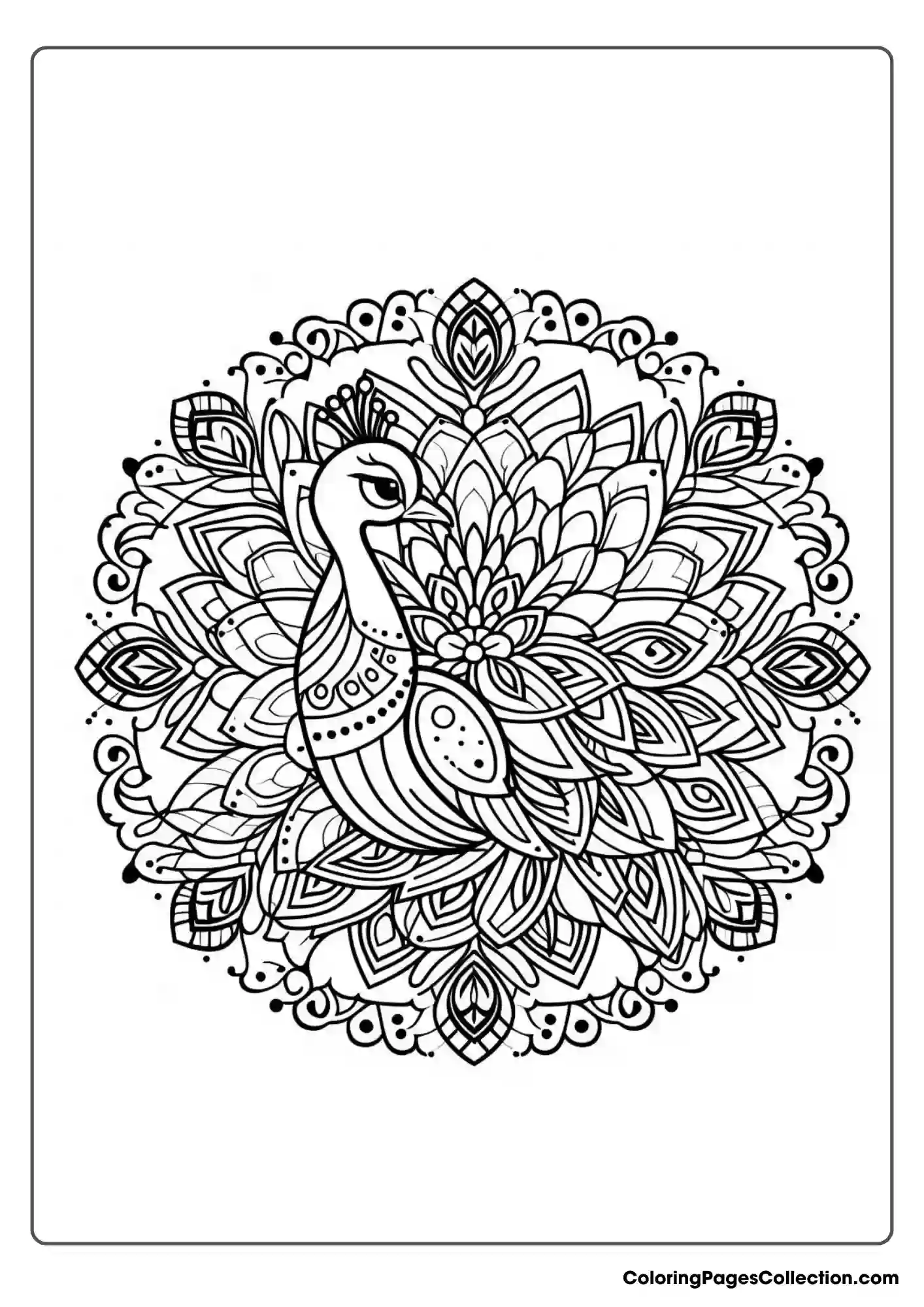 Peacock Mandala