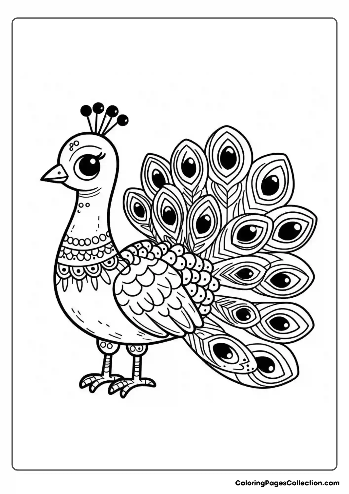 Peacock Standing Tall