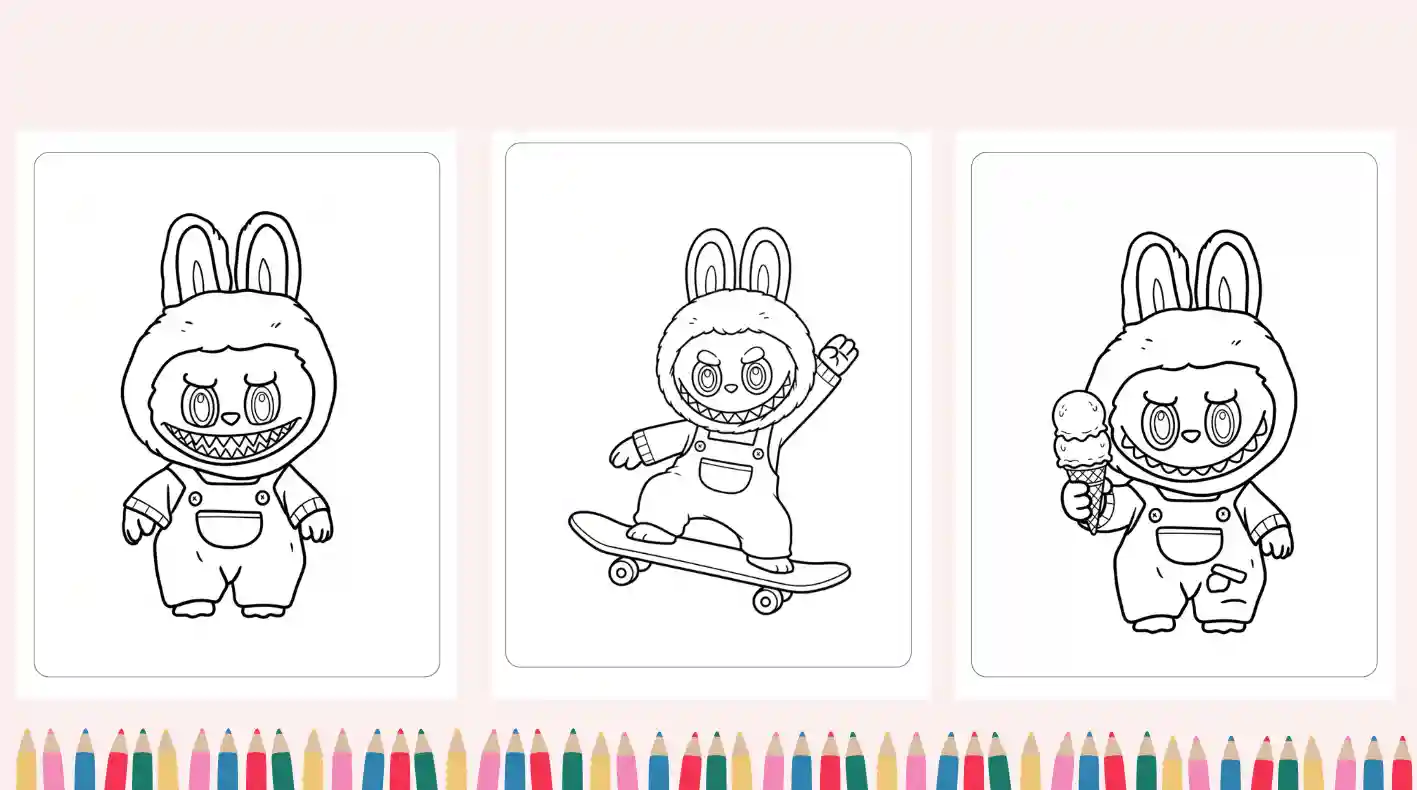 labubu coloring pages
