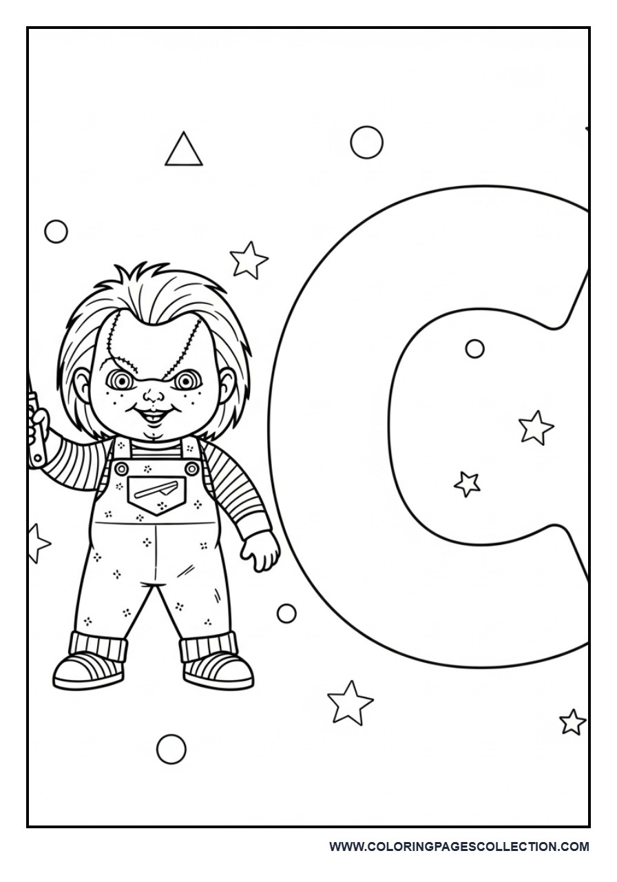Chucky Alphabet Style (Letter C)